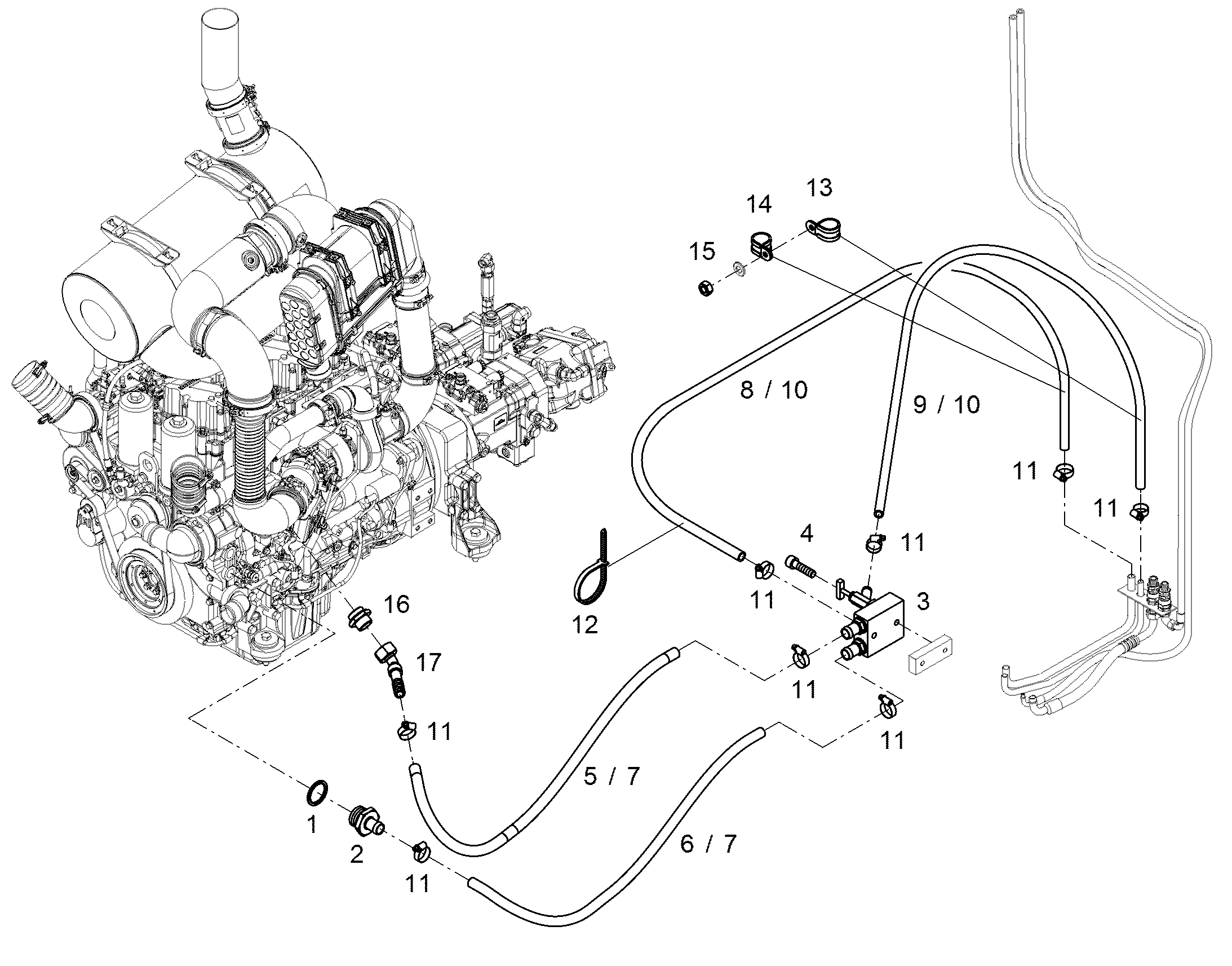 НИППЕЛЬ ШЛАНГОВЫЙ 9S20 K 93503204 LIEBHERR