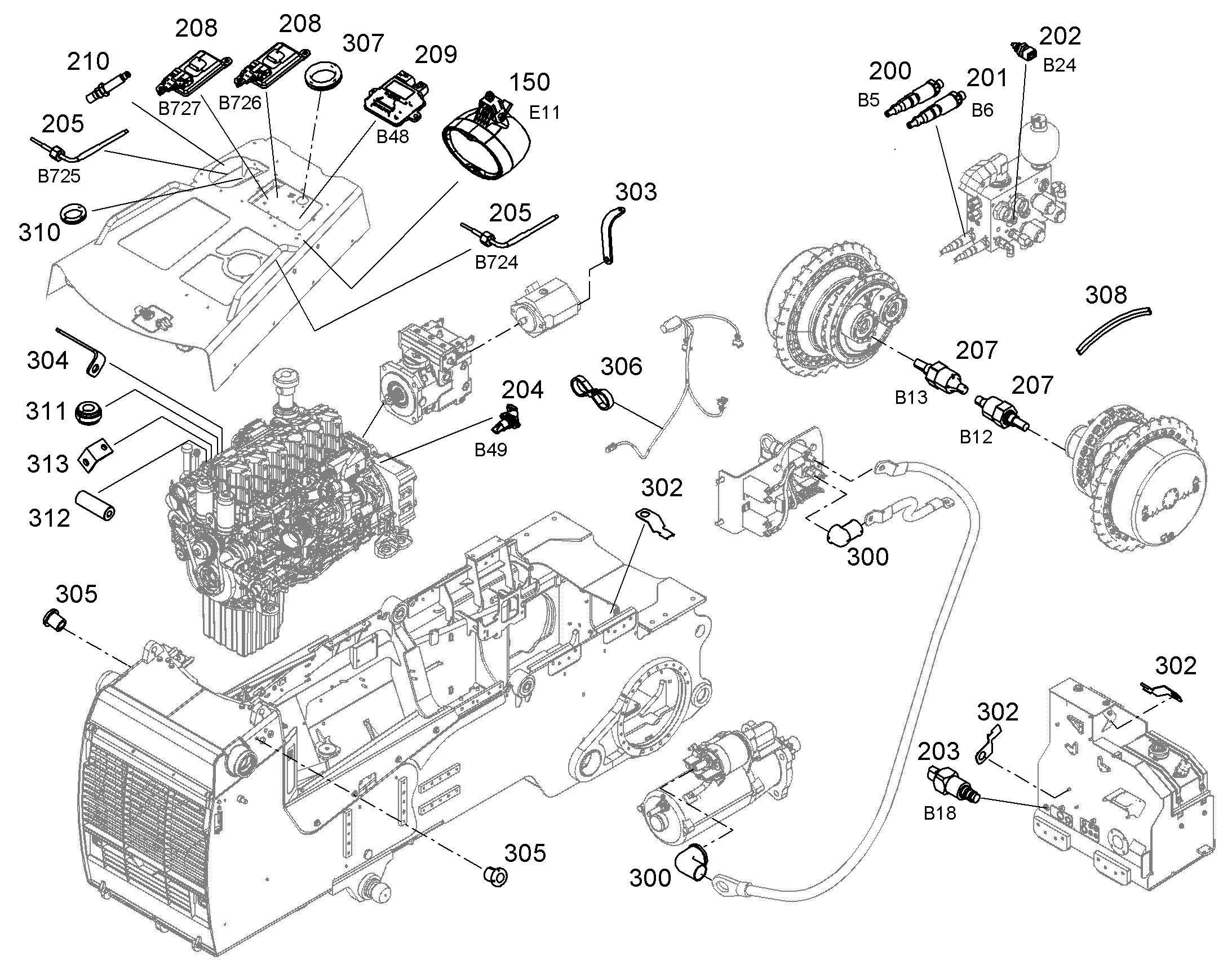 ПЕРЕКЛЮЧАТЕЛЬ 8bar 10652529 LIEBHERR