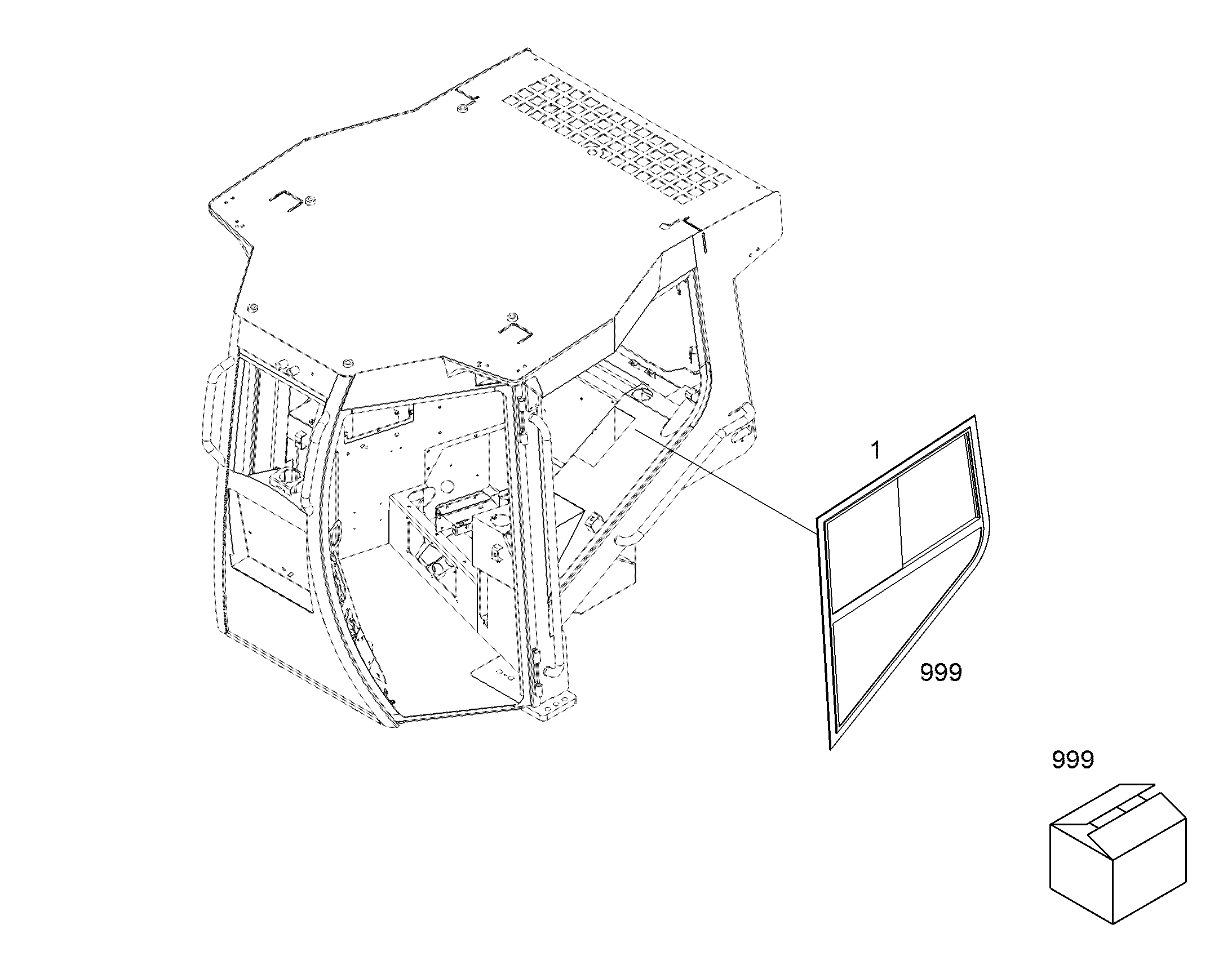 СТЕКЛО ПОДВИЖНОЕ ЛЕВОЕ 10318762 LIEBHERR