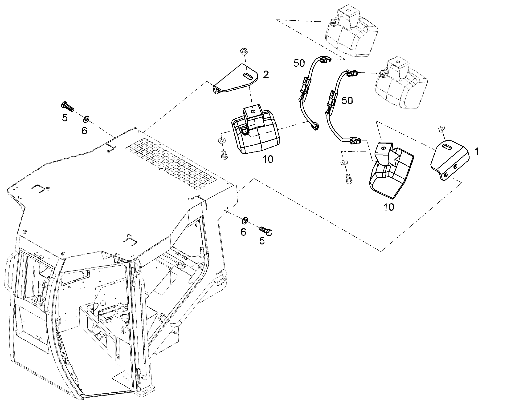 КОМПЛЕКТ КАБЕЛЕЙ W-SCHEINW8 10314889 LIEBHERR
