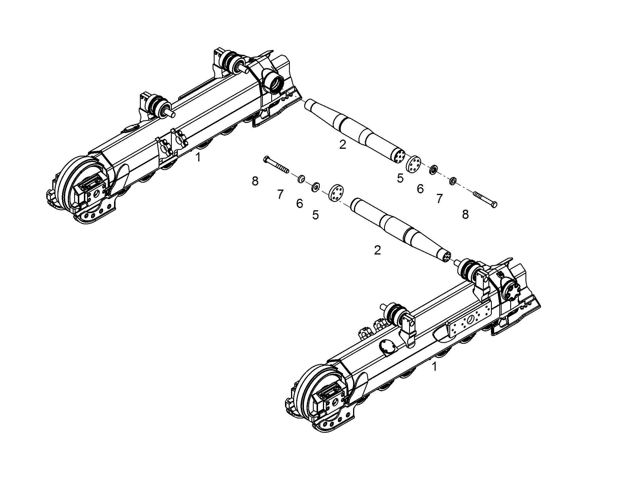ТЕЛЕЖКИ ГУСЕНИЧНЫЕ В СБОРЕ 93504679 LIEBHERR