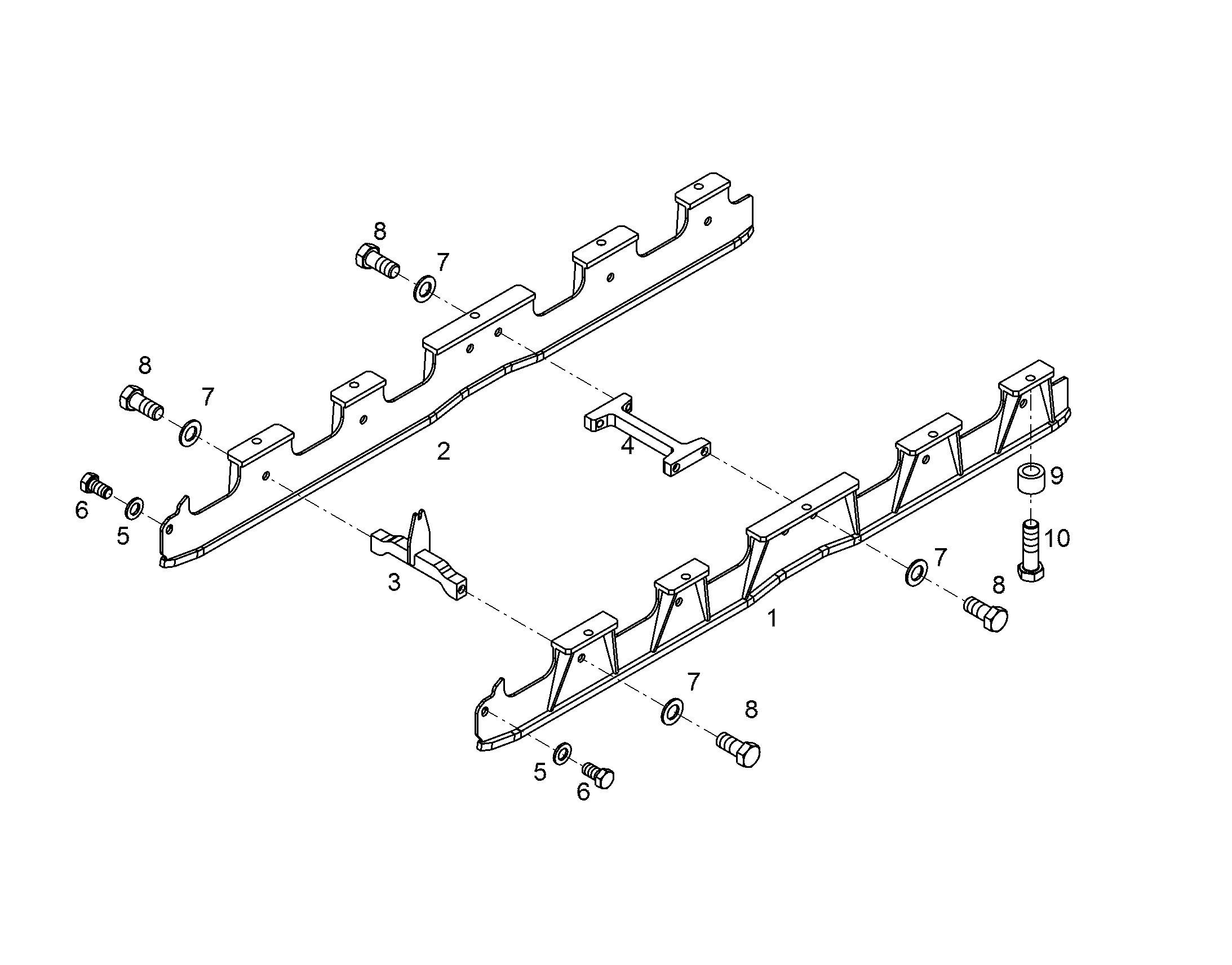 ЗАЩИТА ГУСЕНИЦЫ, ЛЕВАЯ 12437138 LIEBHERR