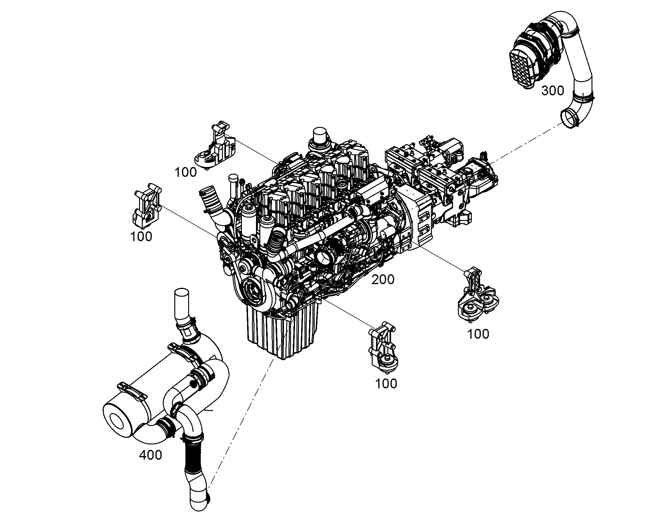 ОПОРЫ ДВИГАТЕЛЯ INFOR-LN-STRUKTUR 10310780 LIEBHERR