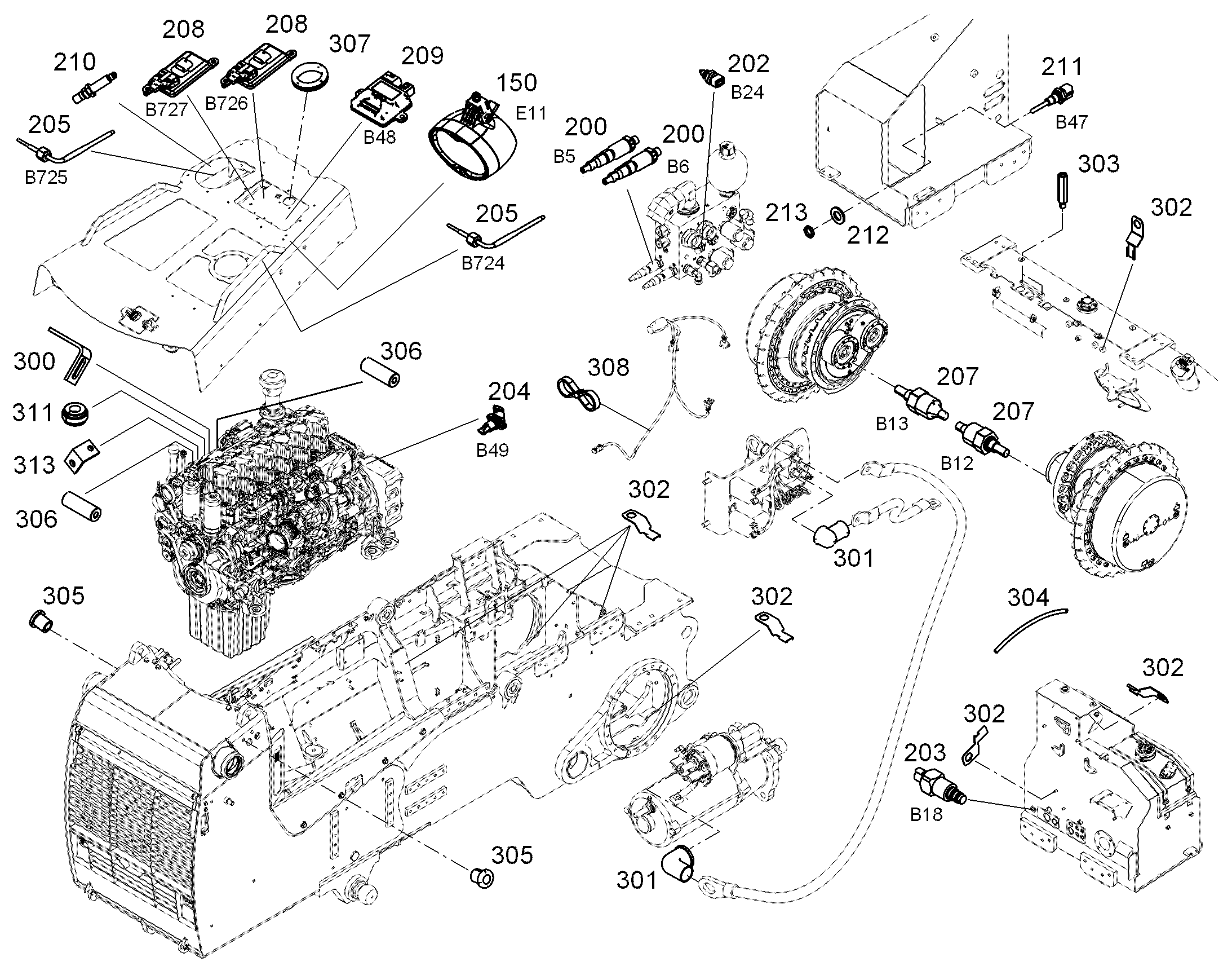 ПАЛЕЦ РАСПОРНЫЙ M8X59X11 93507630 LIEBHERR