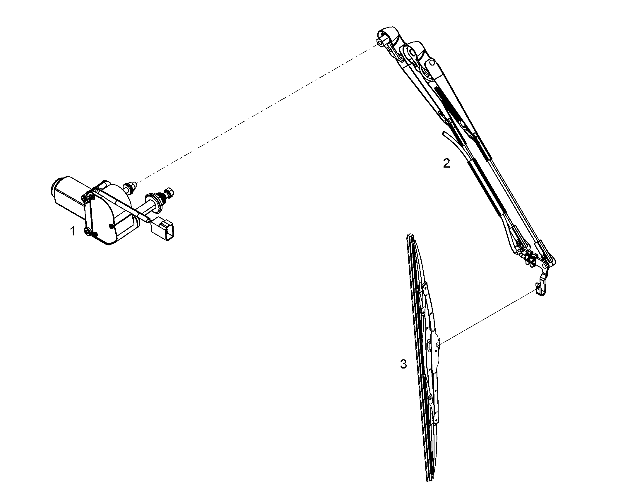 РЫЧАГ СТЕКЛООЧИСТИТЕЛЯ L=400mm 11693463 LIEBHERR