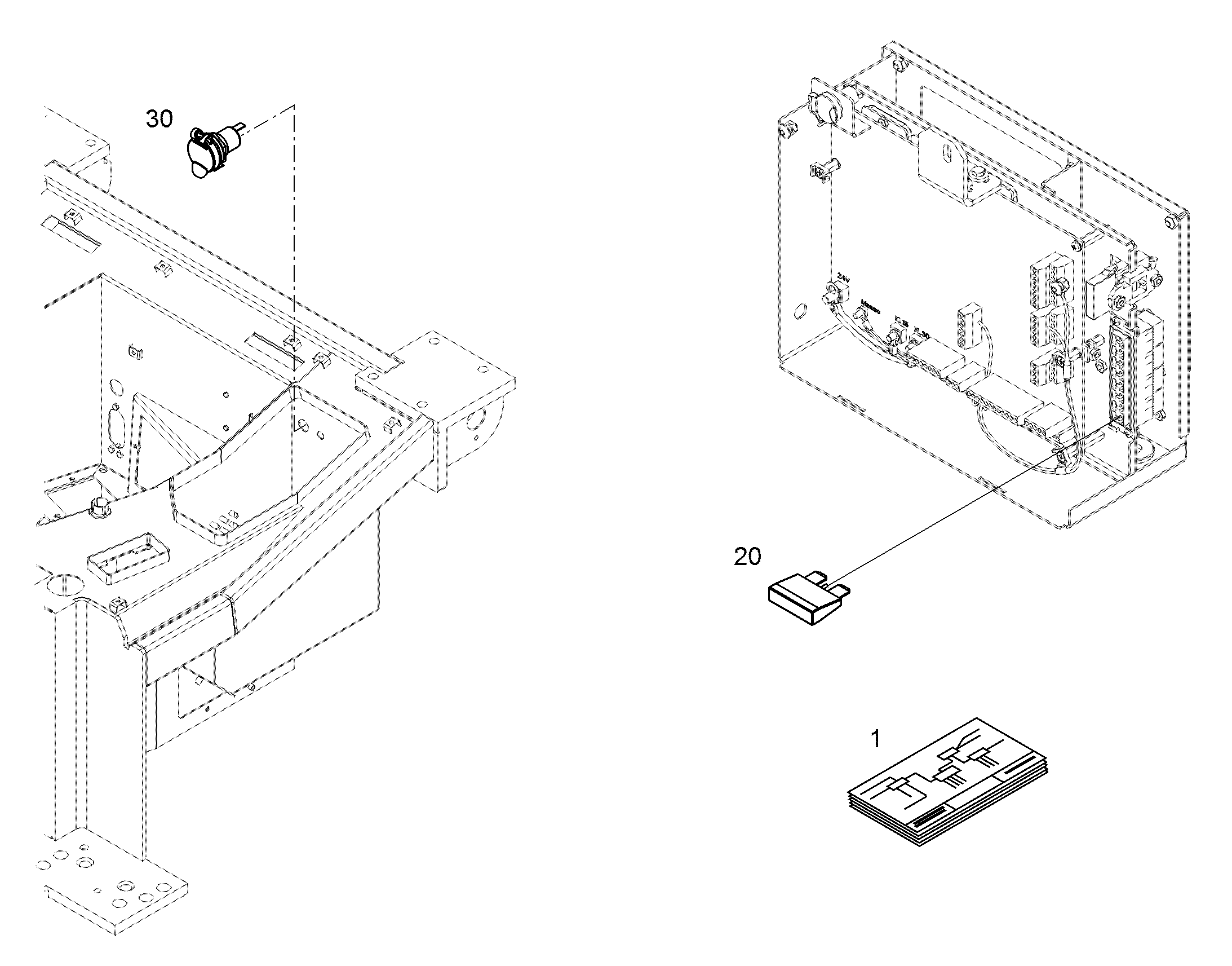 СХЕМА КОММУТАЦИОННАЯ E-STD24V 93507741 LIEBHERR