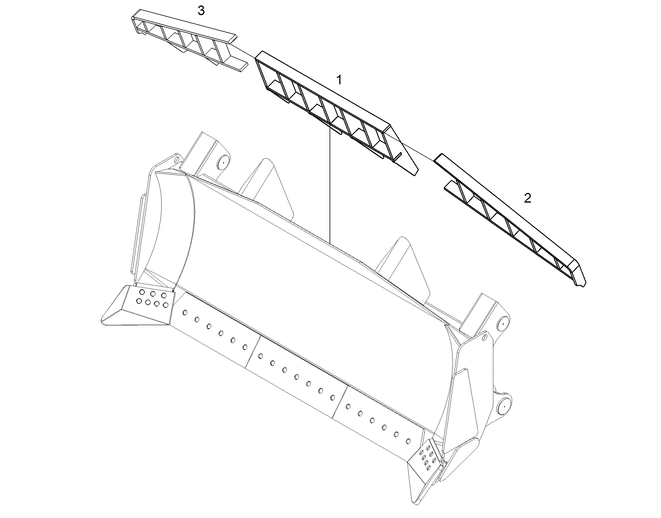 ЗАЩИТА ОТ КАМНЕЙ ЦЕНТРАЛЬНАЯ 10320815 LIEBHERR