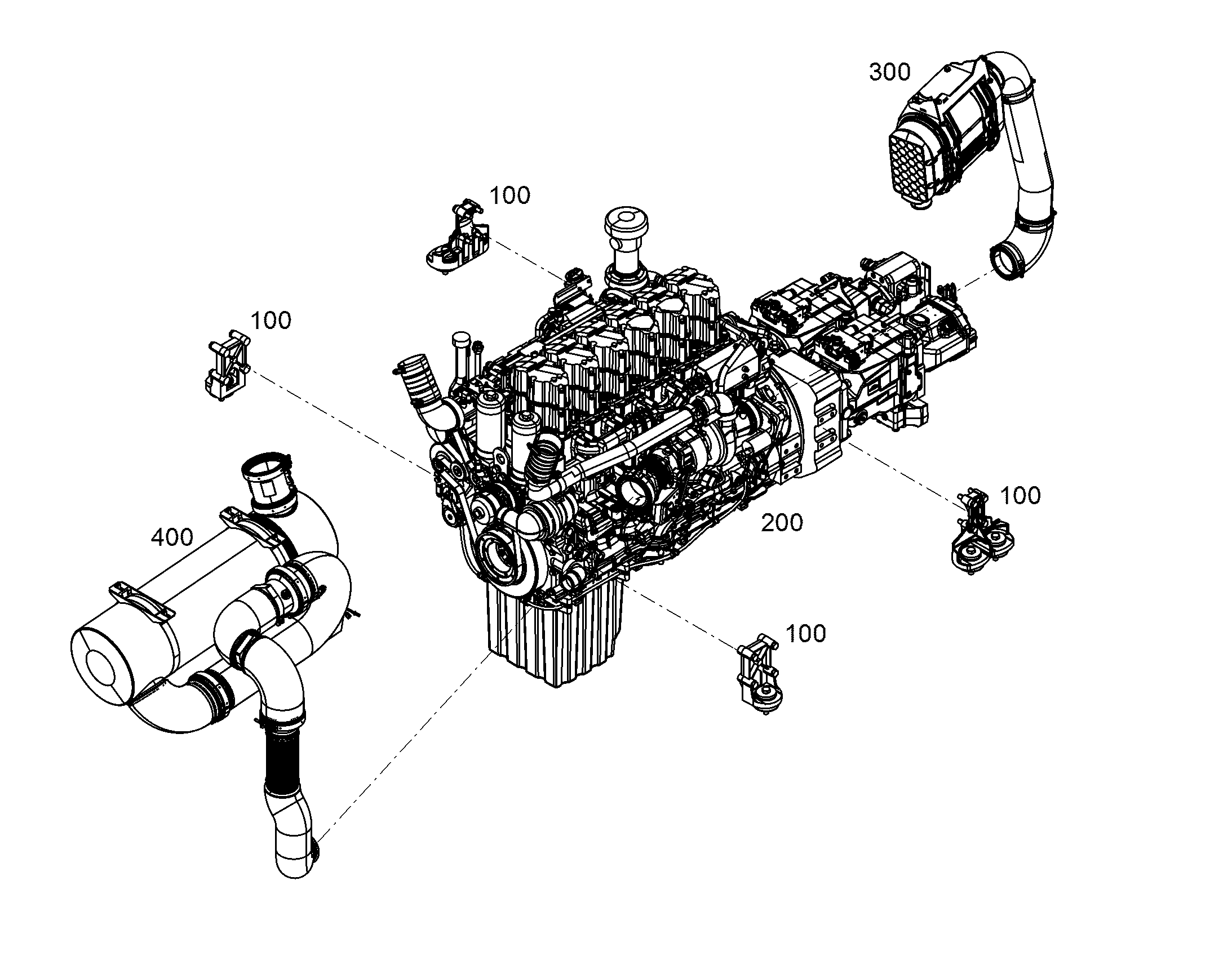 ОПОРЫ ДВИГАТЕЛЯ INFOR-LN-STRUKTUR 10312314 LIEBHERR