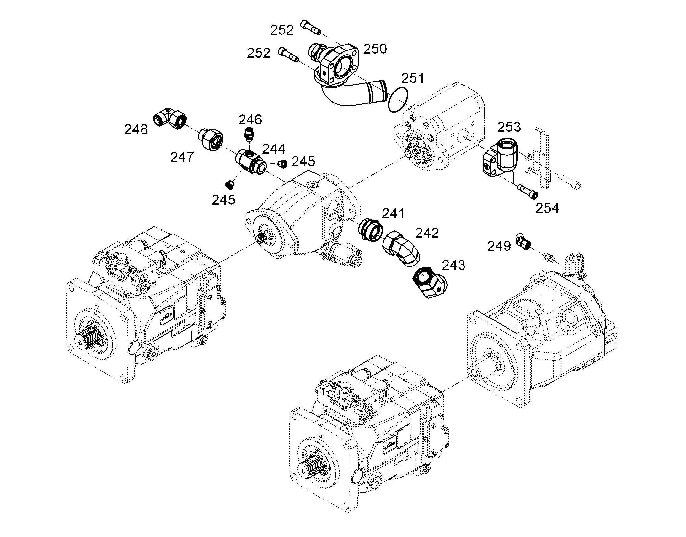 СОЕДИНЕНИЕ РЕЗЬБОВОЕ GEO 25S 1 5/16-12UN 10320392 LIEBHERR