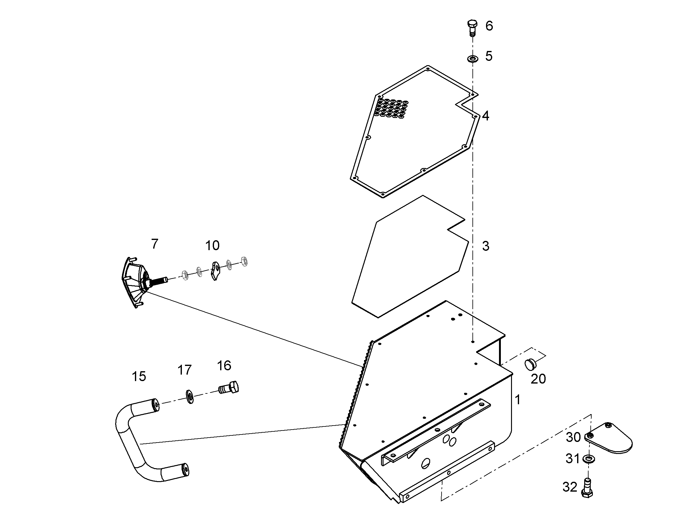 ЛИСТ ПЕРЕКРЫВАЮЩИЙ 12918228 LIEBHERR