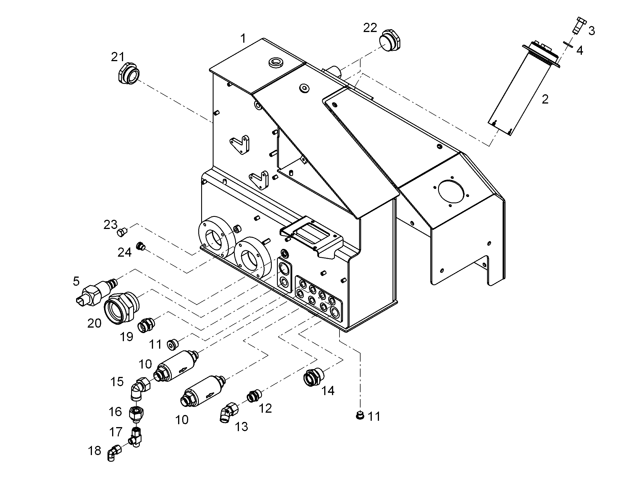 ФИЛЬТР СЛИВНОЙ 5µm 11645218 LIEBHERR