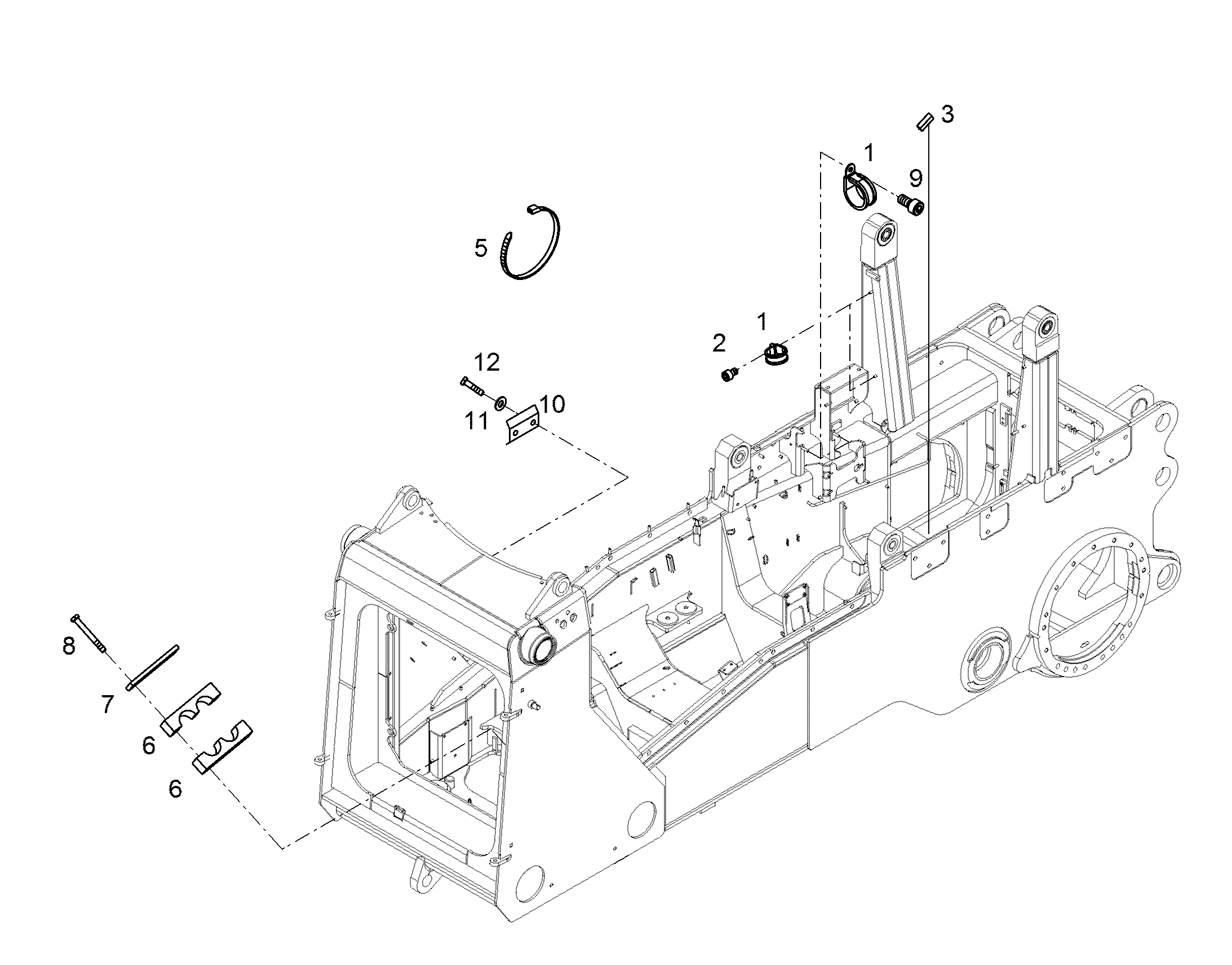 ЛИСТ ЗАЖИМНОЙ 10321039 LIEBHERR