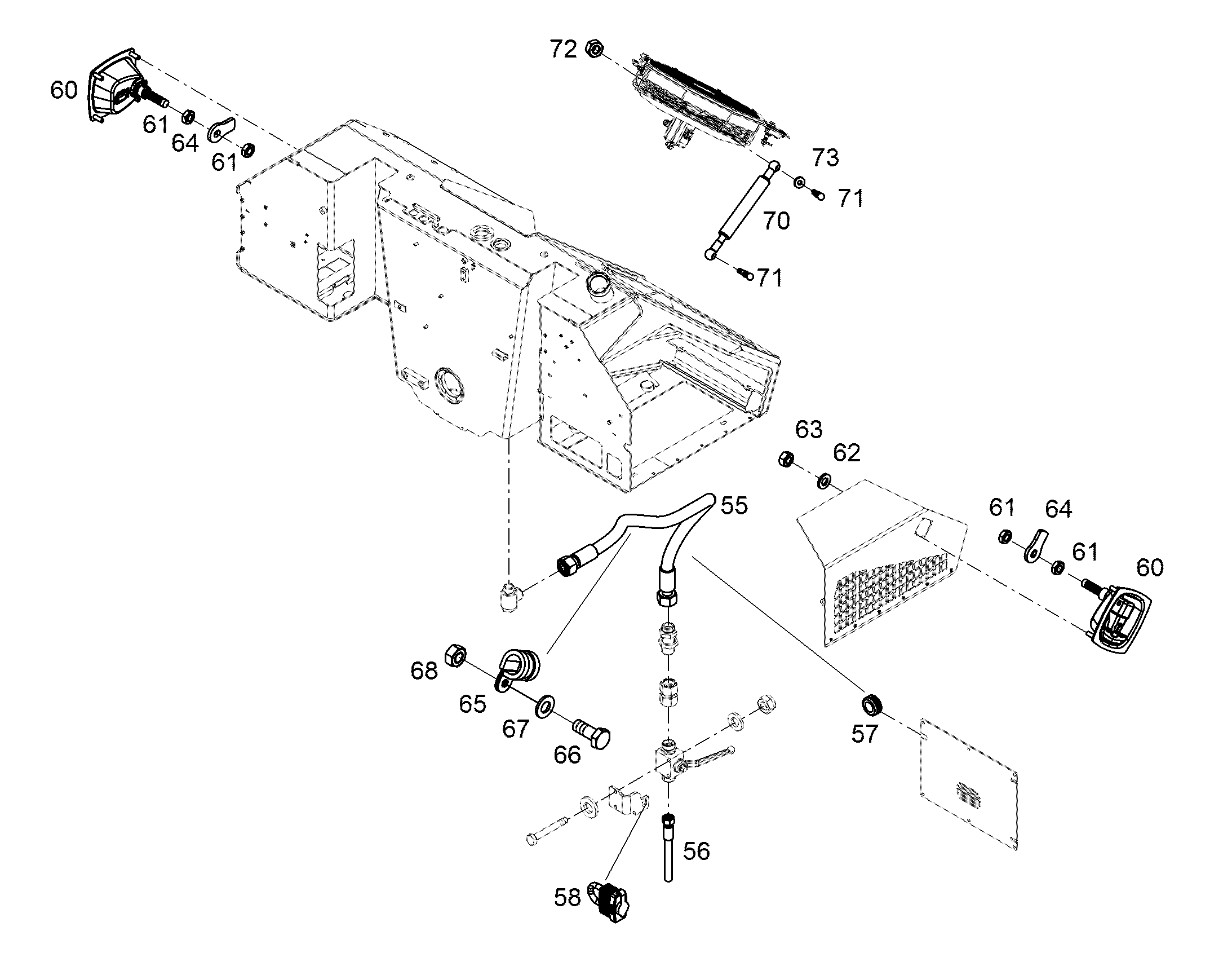 ШЛАНГ 12X300 10801239 LIEBHERR