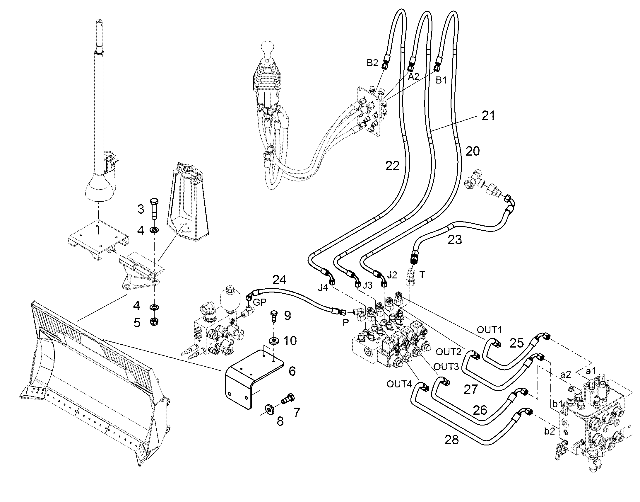 ШЛАНГ 8X1350 11081347 LIEBHERR