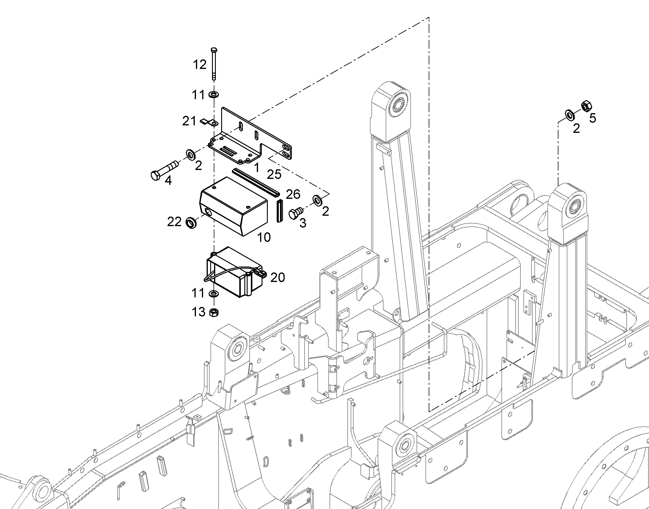 КОНСОЛЬ 11357827 LIEBHERR