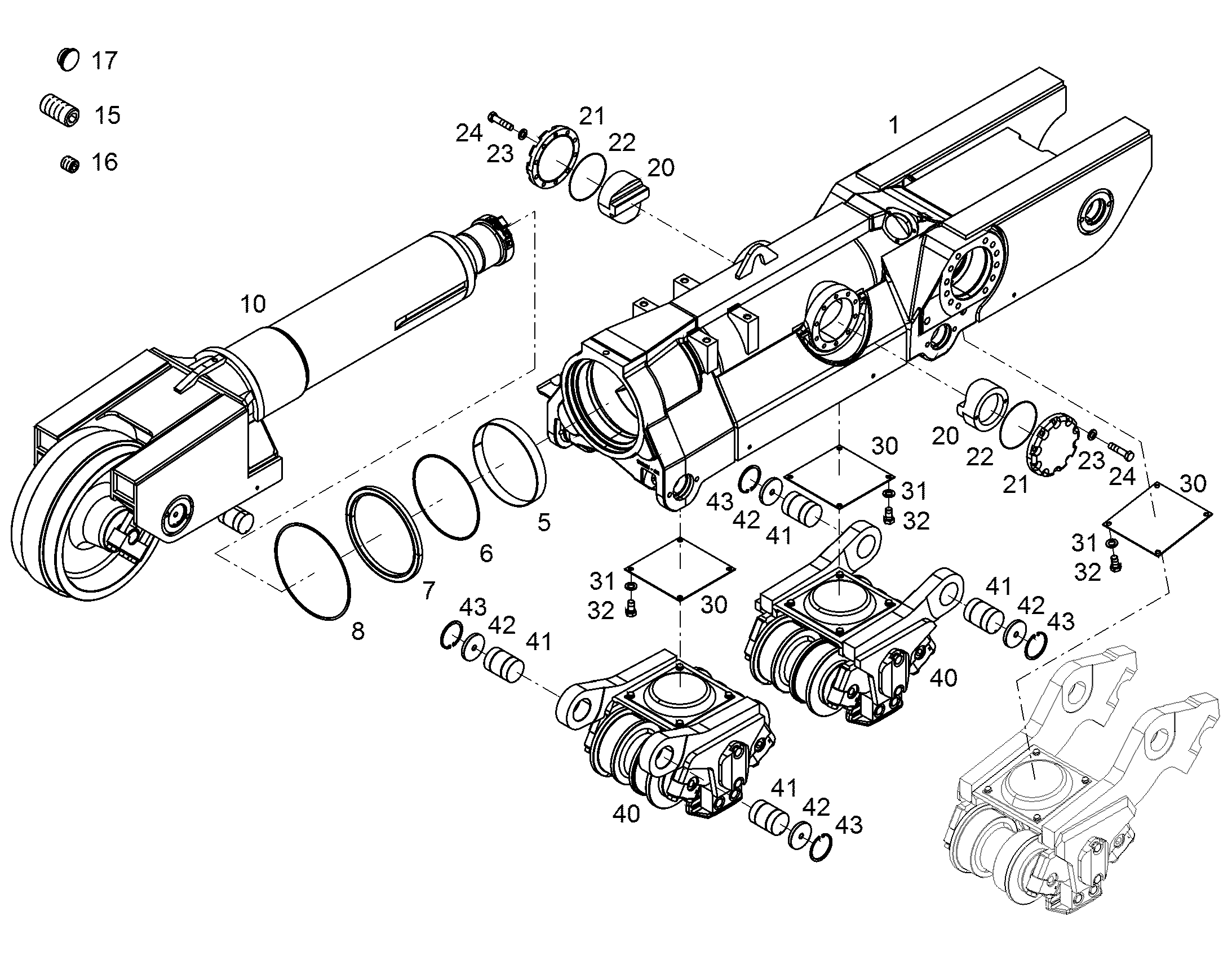 БУФЕР 12562709 LIEBHERR