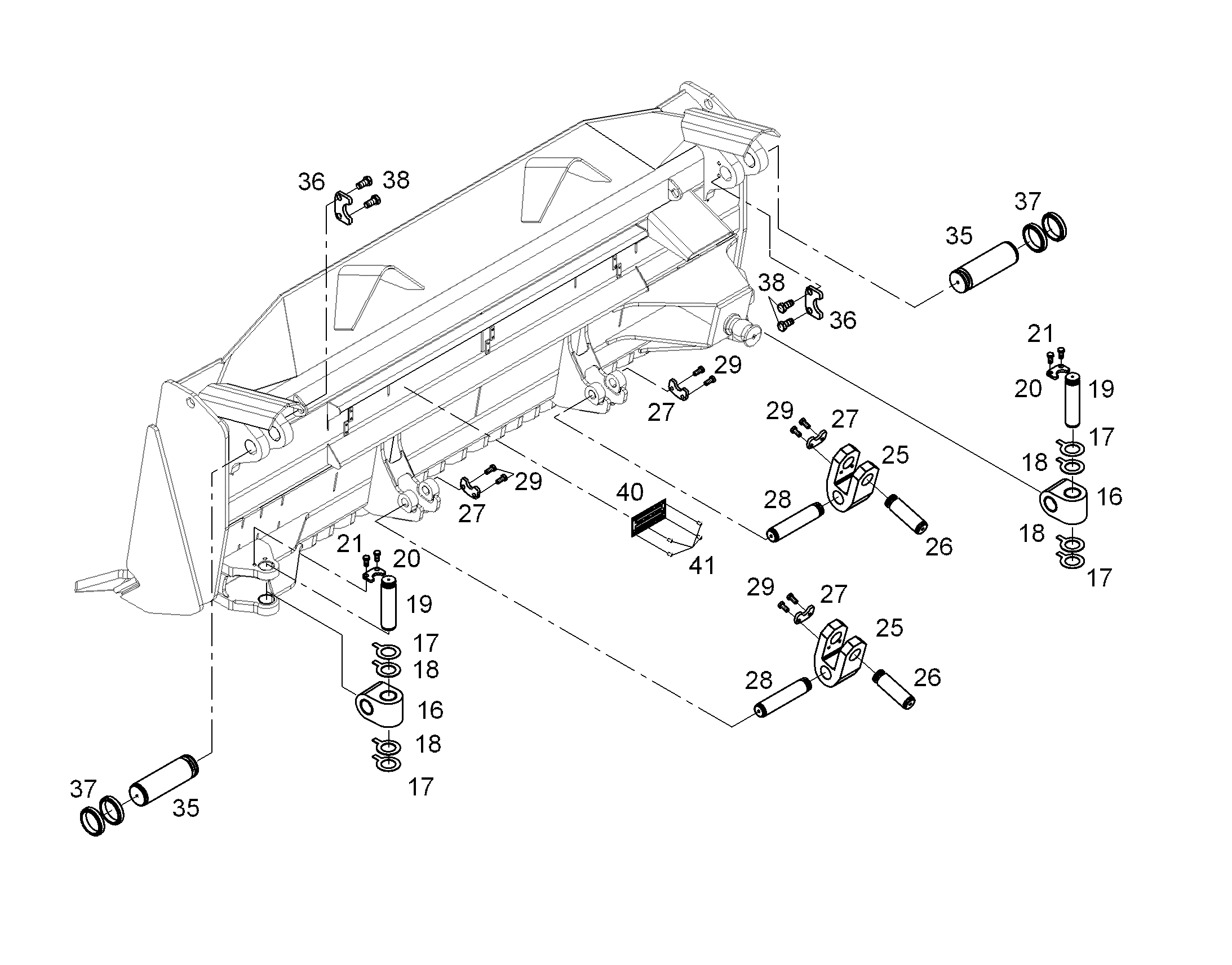 ПРОМЕЖУТОЧНОЕ КОЛЬЦО 101X125X26 10317470 LIEBHERR