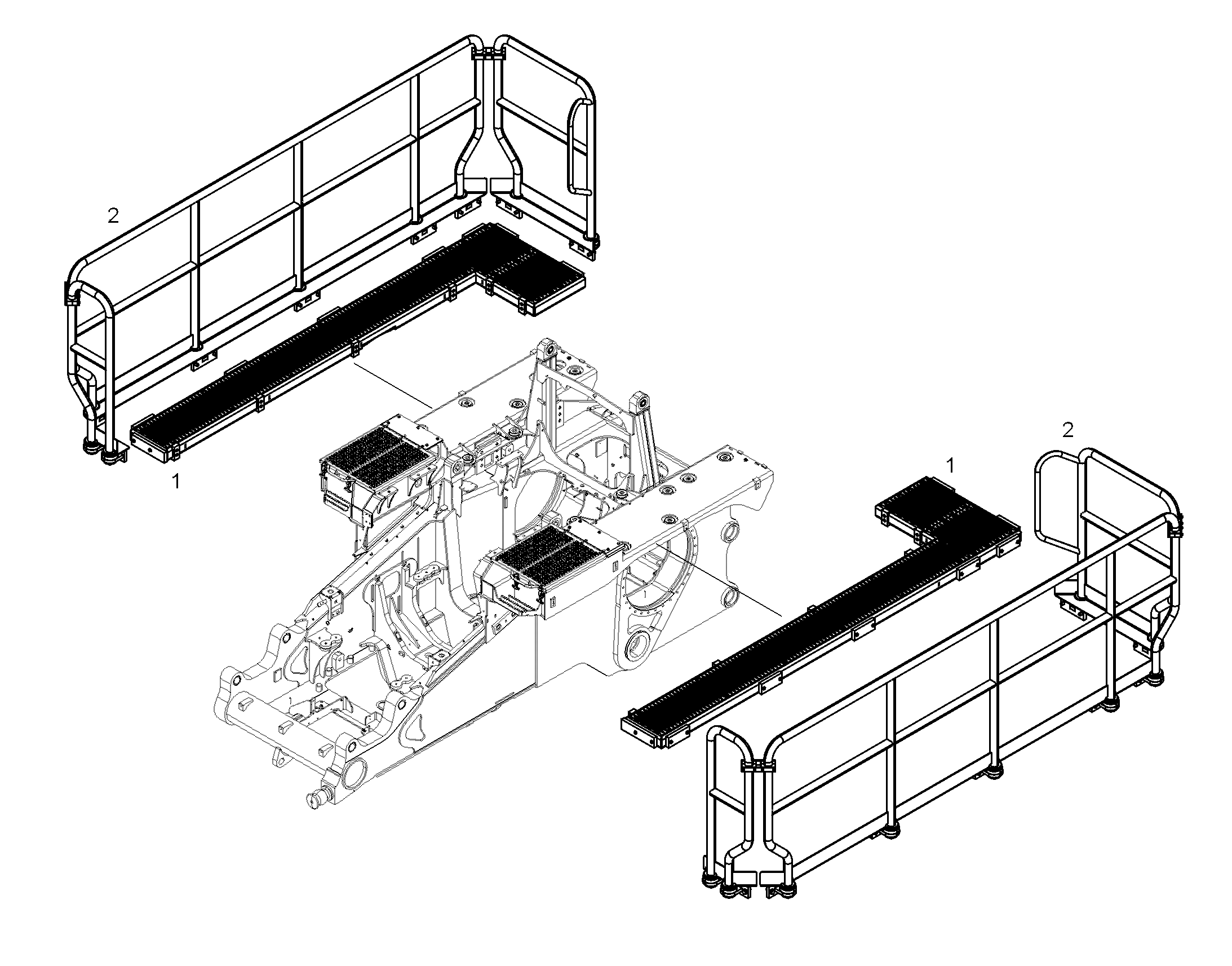 МОНТАЖ ПЛАТФОРМЫ 10321841 LIEBHERR