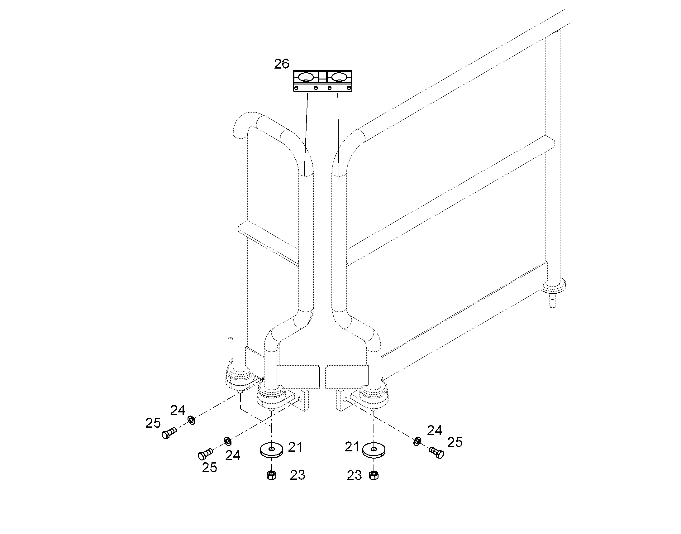 СКОБА d=48-48 12812560 LIEBHERR