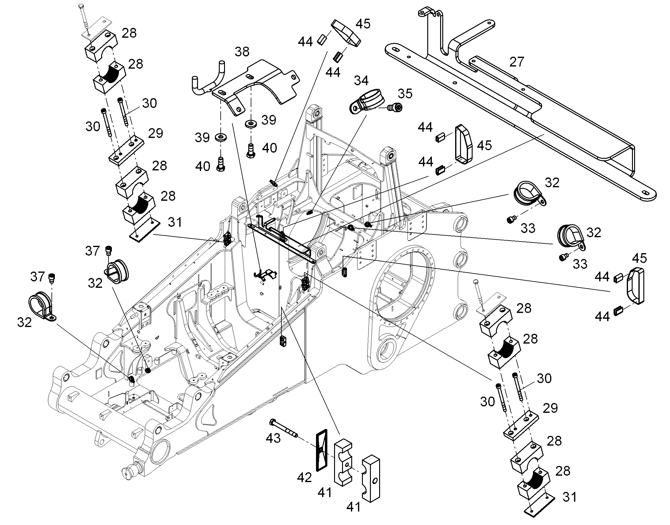 ДЕРЖАТЕЛЬ 10323107 LIEBHERR