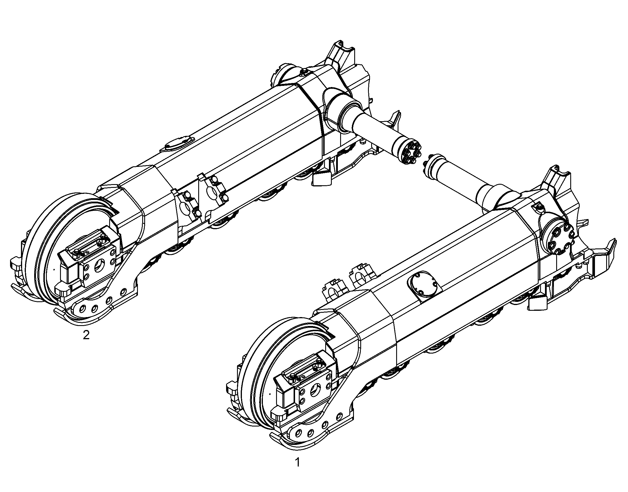 ТЕЛЕЖКА ГУСЕНИЧН. ПРАВ.В СБОРЕ INFOR-LN-STRUKTUR 10316895 LIEBHERR