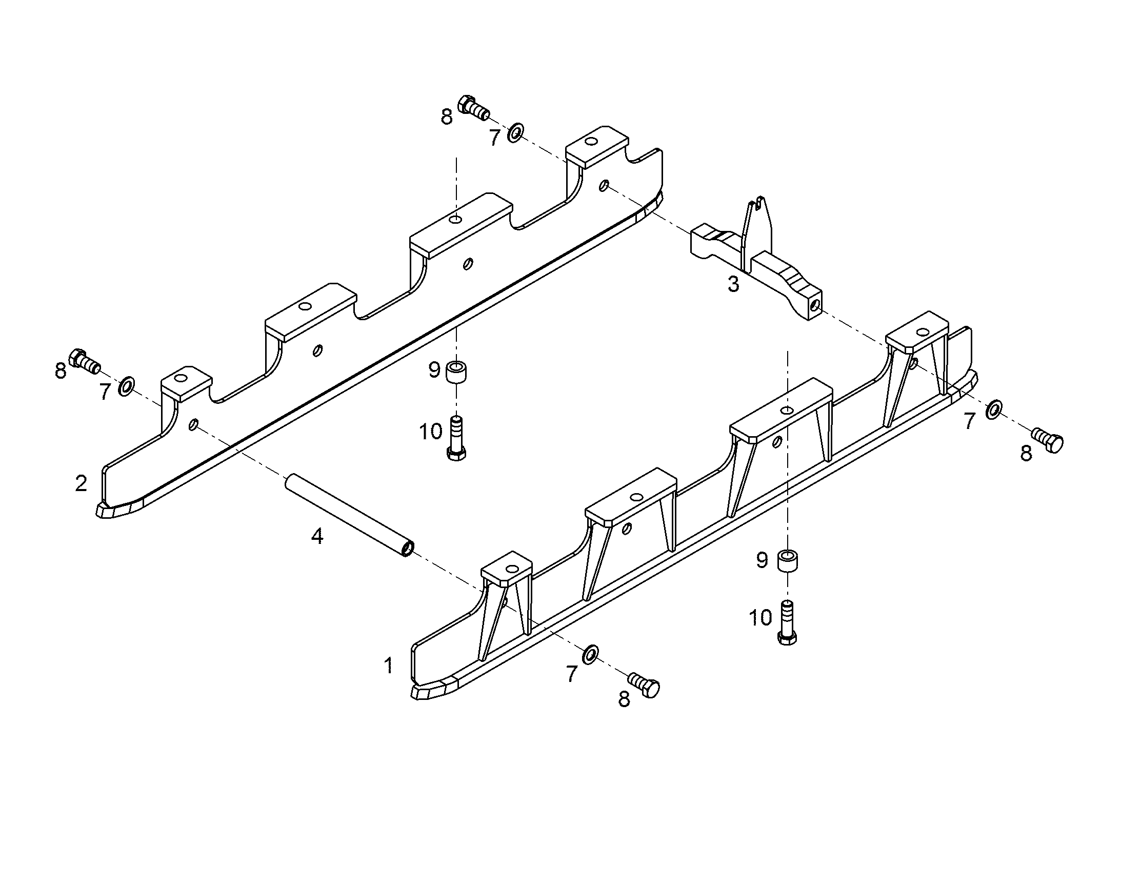 ЗАЩИТА ГУСЕНИЦЫ, ЛЕВАЯ 12940360 LIEBHERR