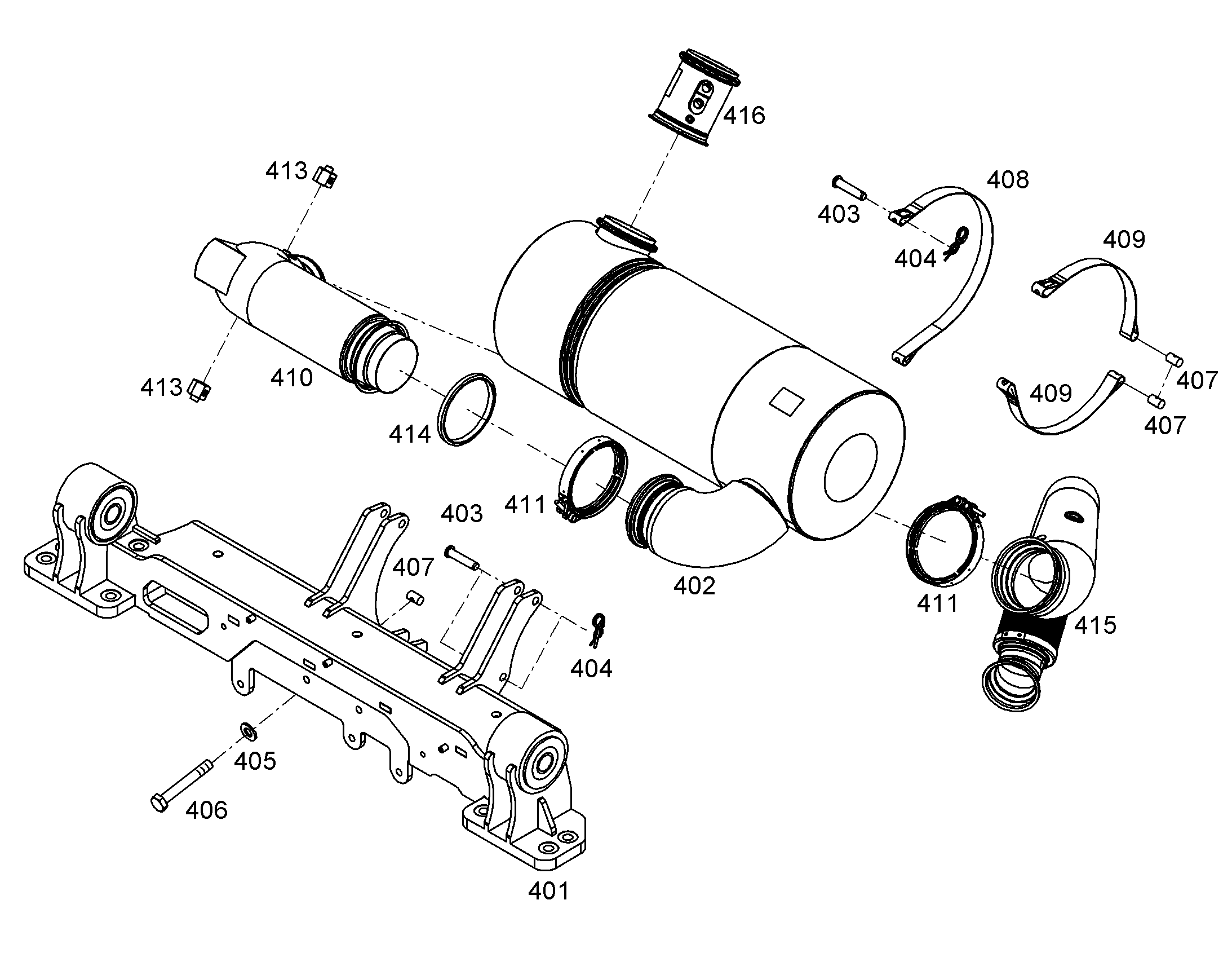 ШЛАНГ ОТХОДЯЩИХ ГАЗОВ 93513381 LIEBHERR