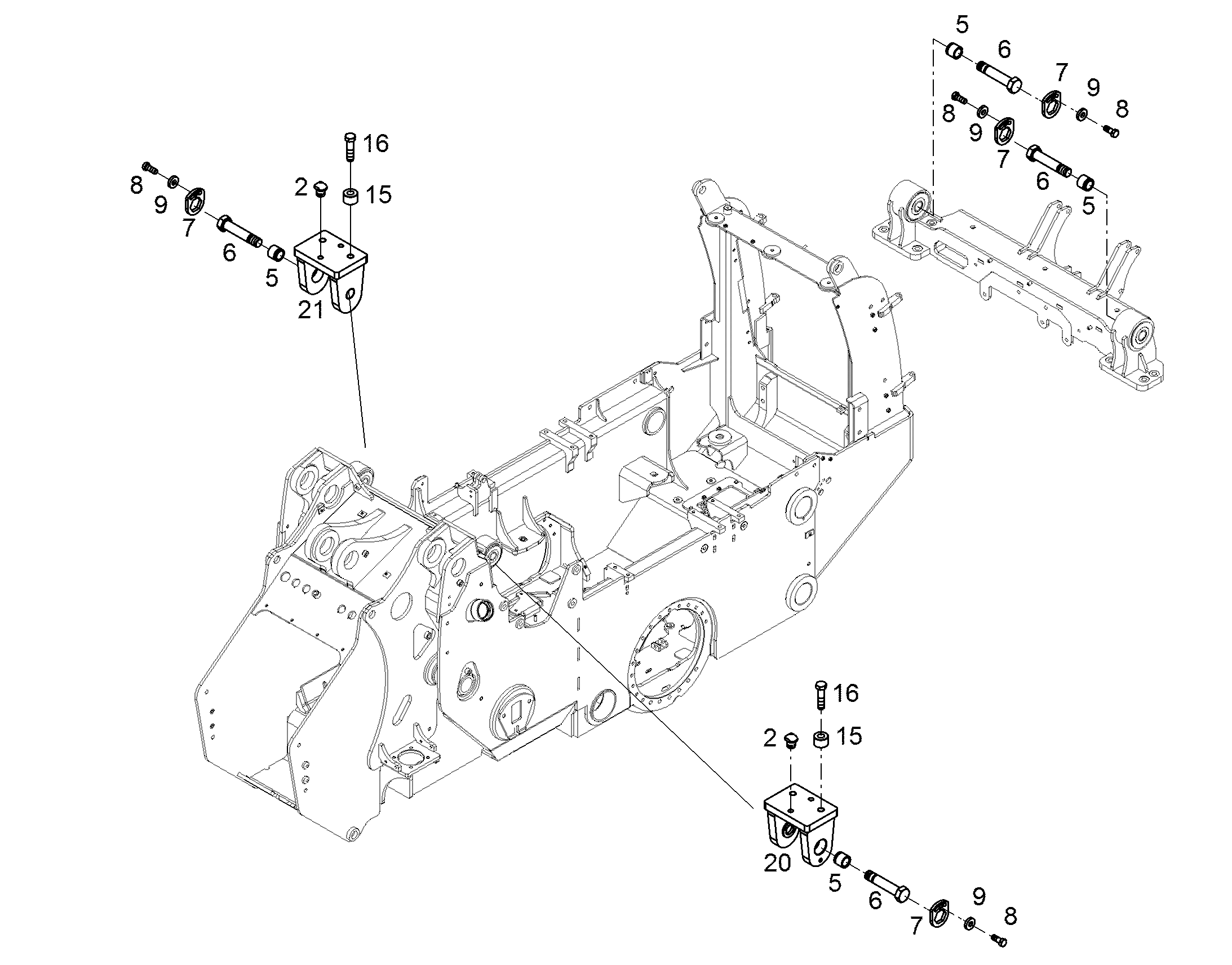 КОНСОЛЬ ПЕРЕДНЯЯ 10309281 LIEBHERR