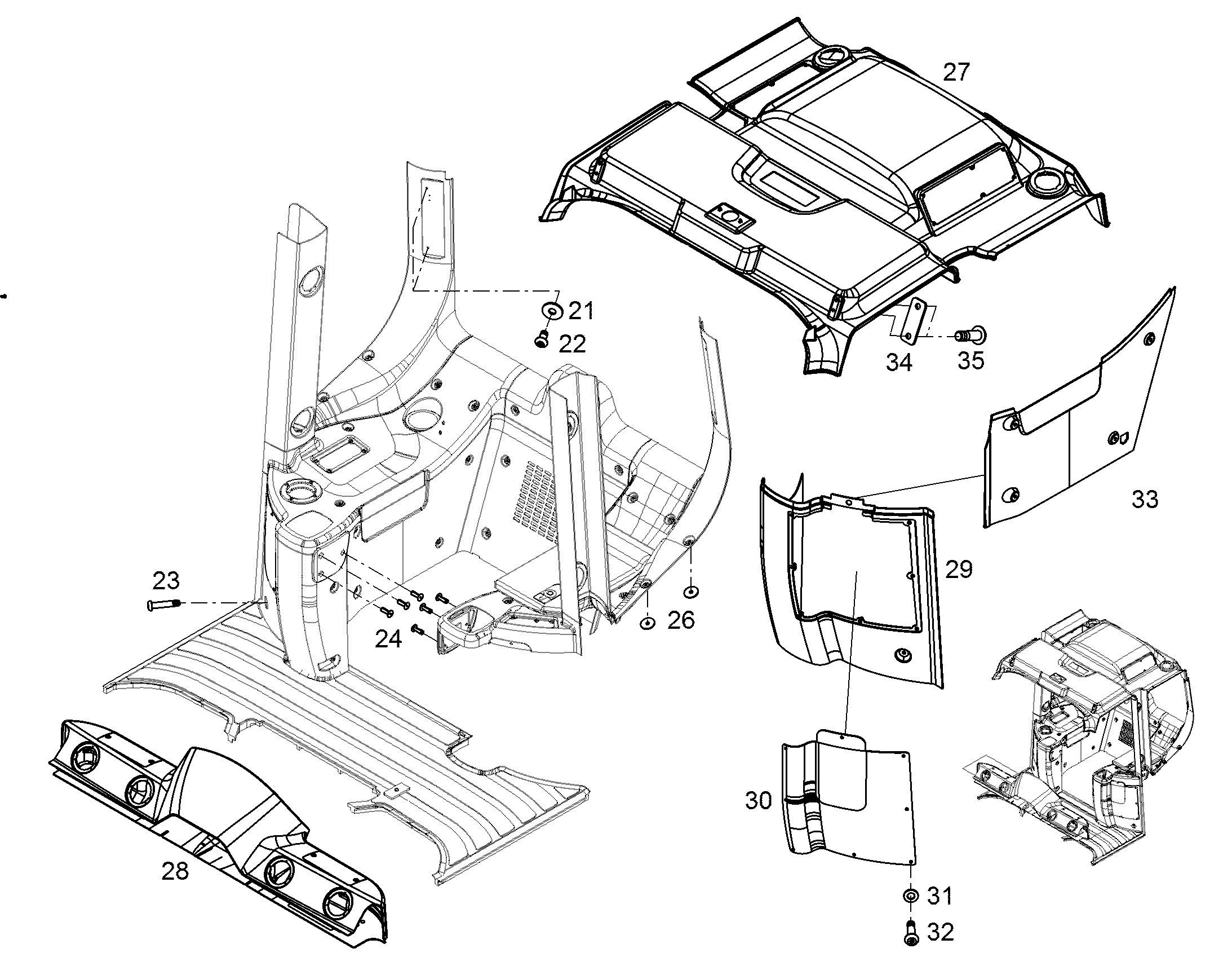 ПАНЕЛЬ ПРИБОРОВ В СБОРЕ 11356457 LIEBHERR