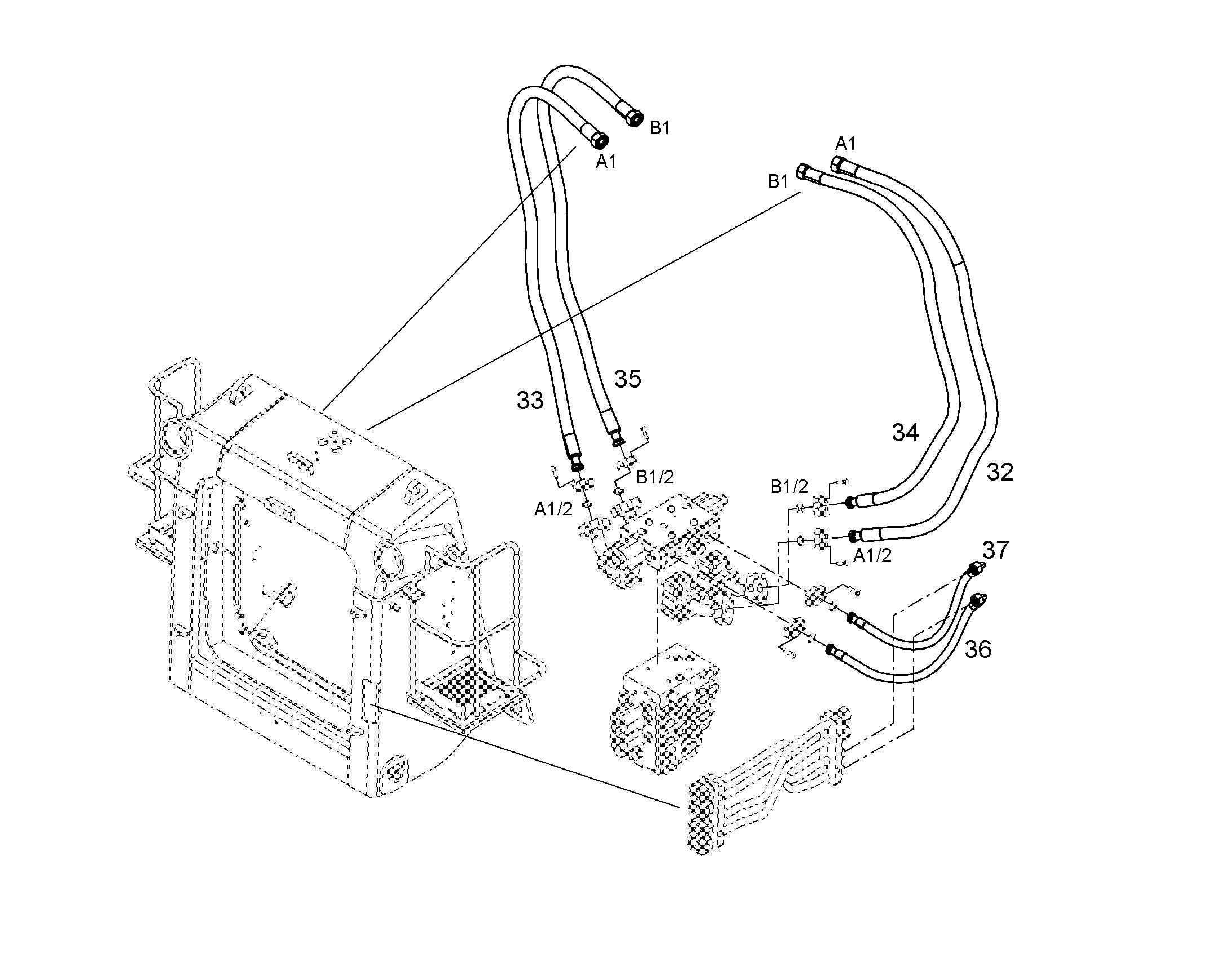 ШЛАНГ 32X2500 11821986 LIEBHERR