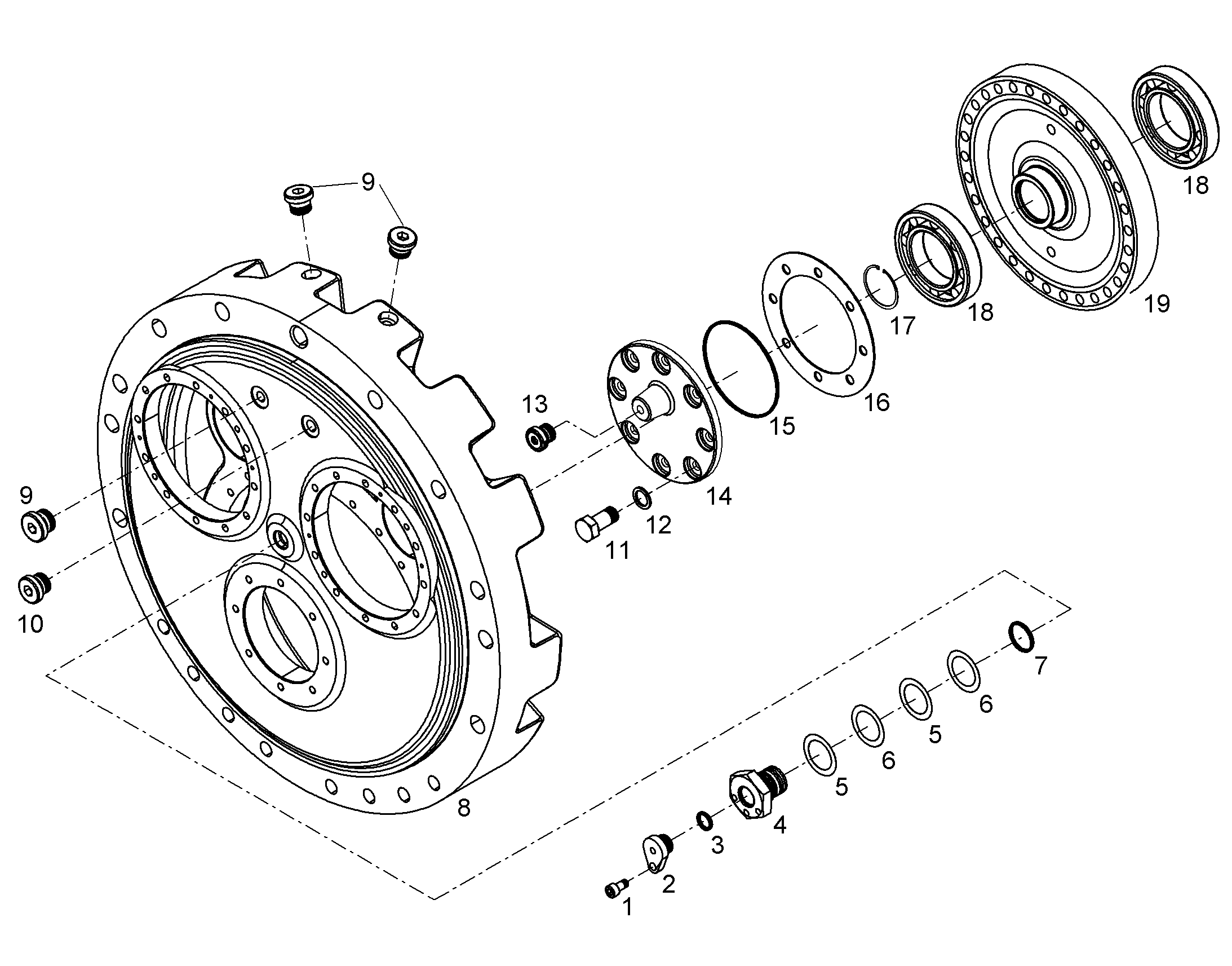 КОРПУС 944402003 LIEBHERR