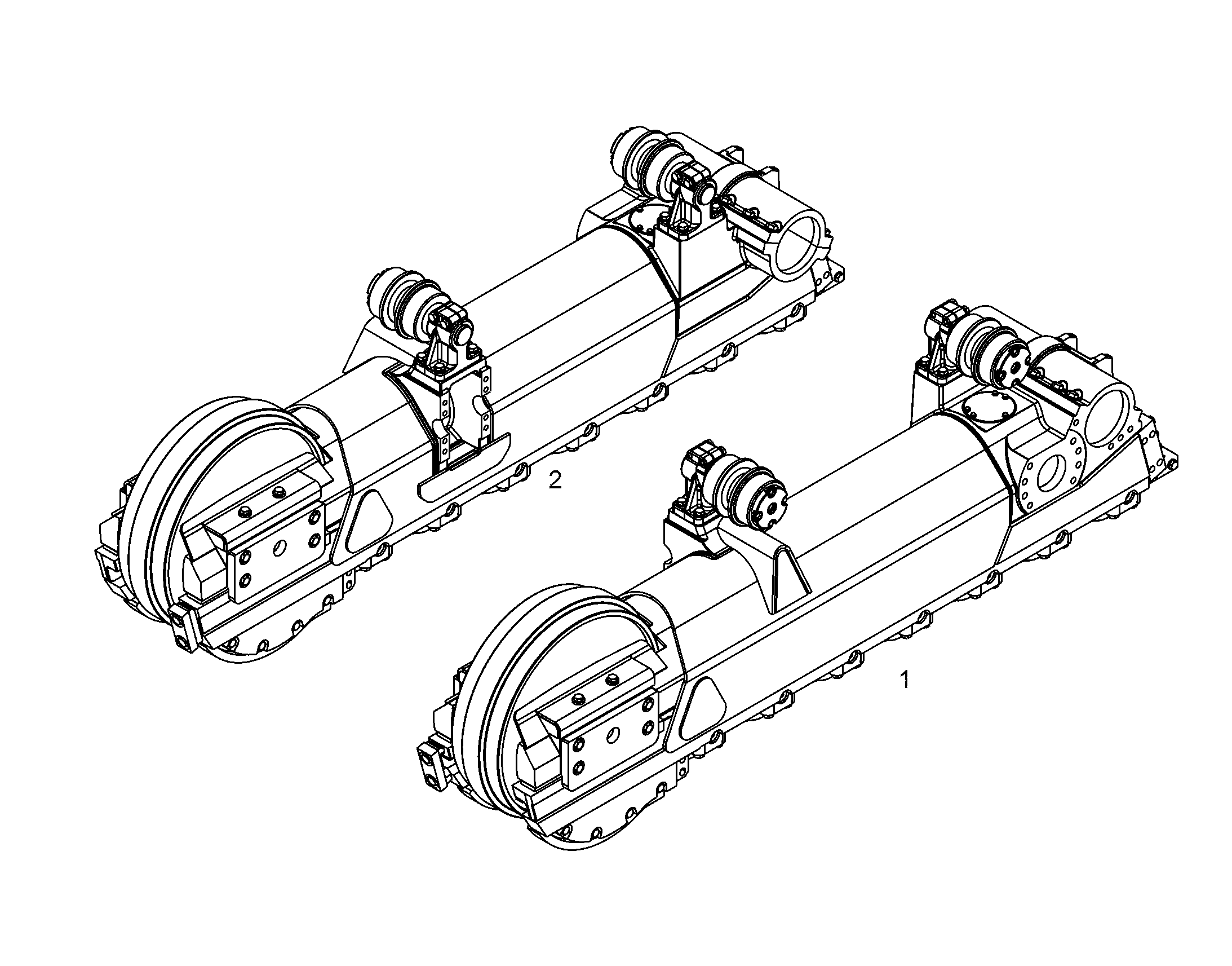 ТЕЛЕЖКА ГУСЕНИЧН. ЛЕВ.В СБОРЕ INFOR-LN-STRUKTUR 93504643 LIEBHERR