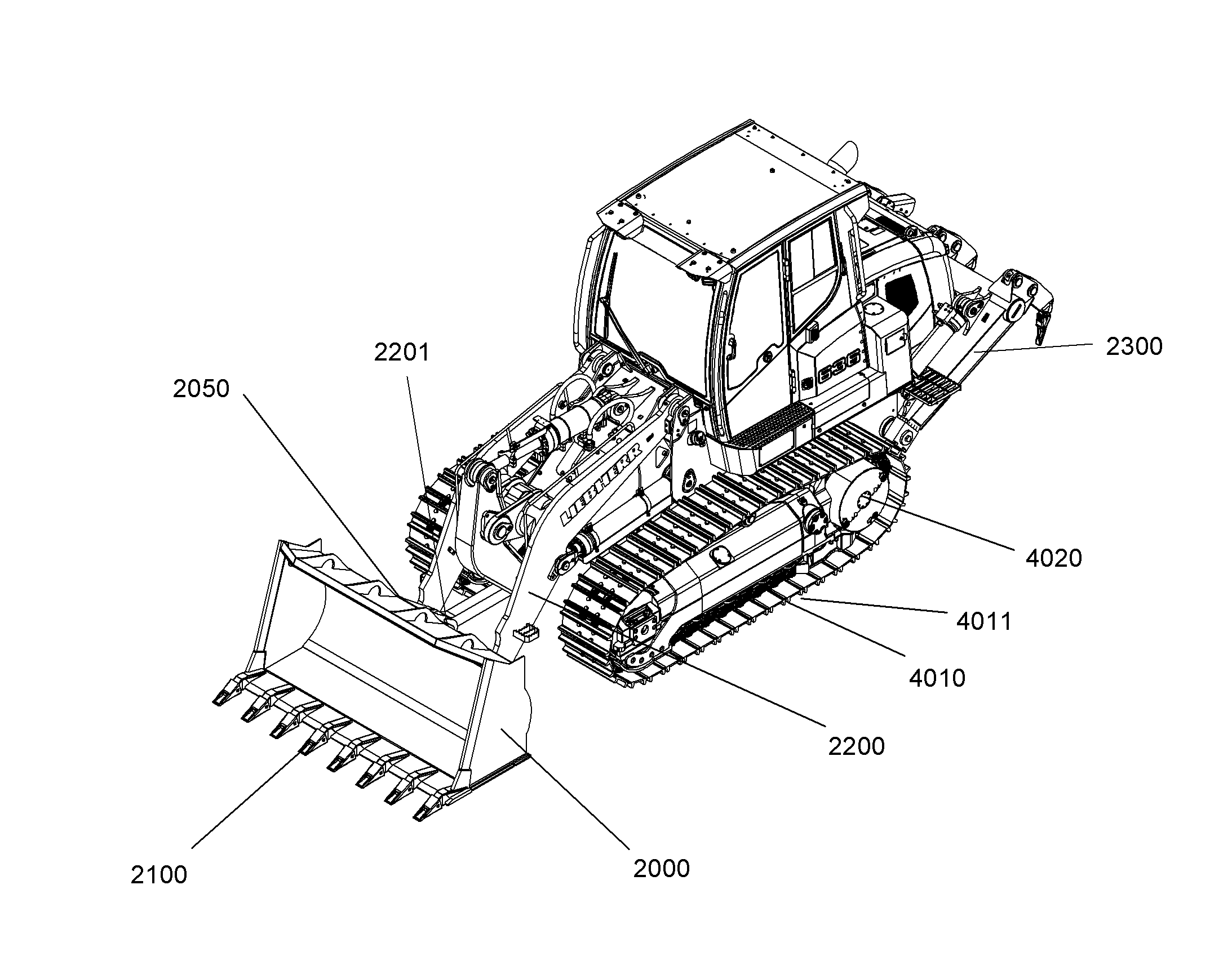 МЕХАНИЗМ ВОЗВРАТА КОВША 93501181 LIEBHERR