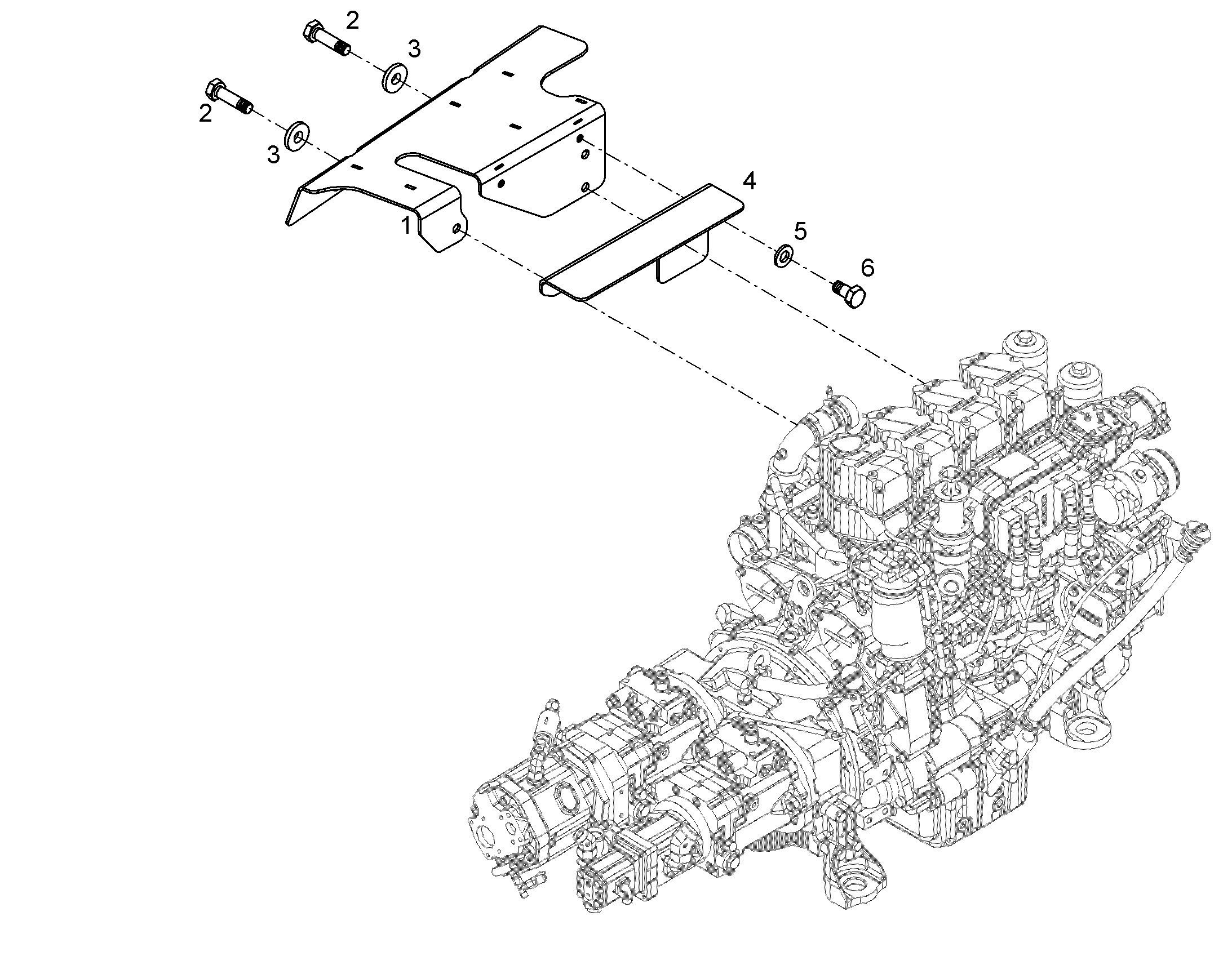 ЛИСТ ЗАЩИТНЫЙ 12463745 LIEBHERR
