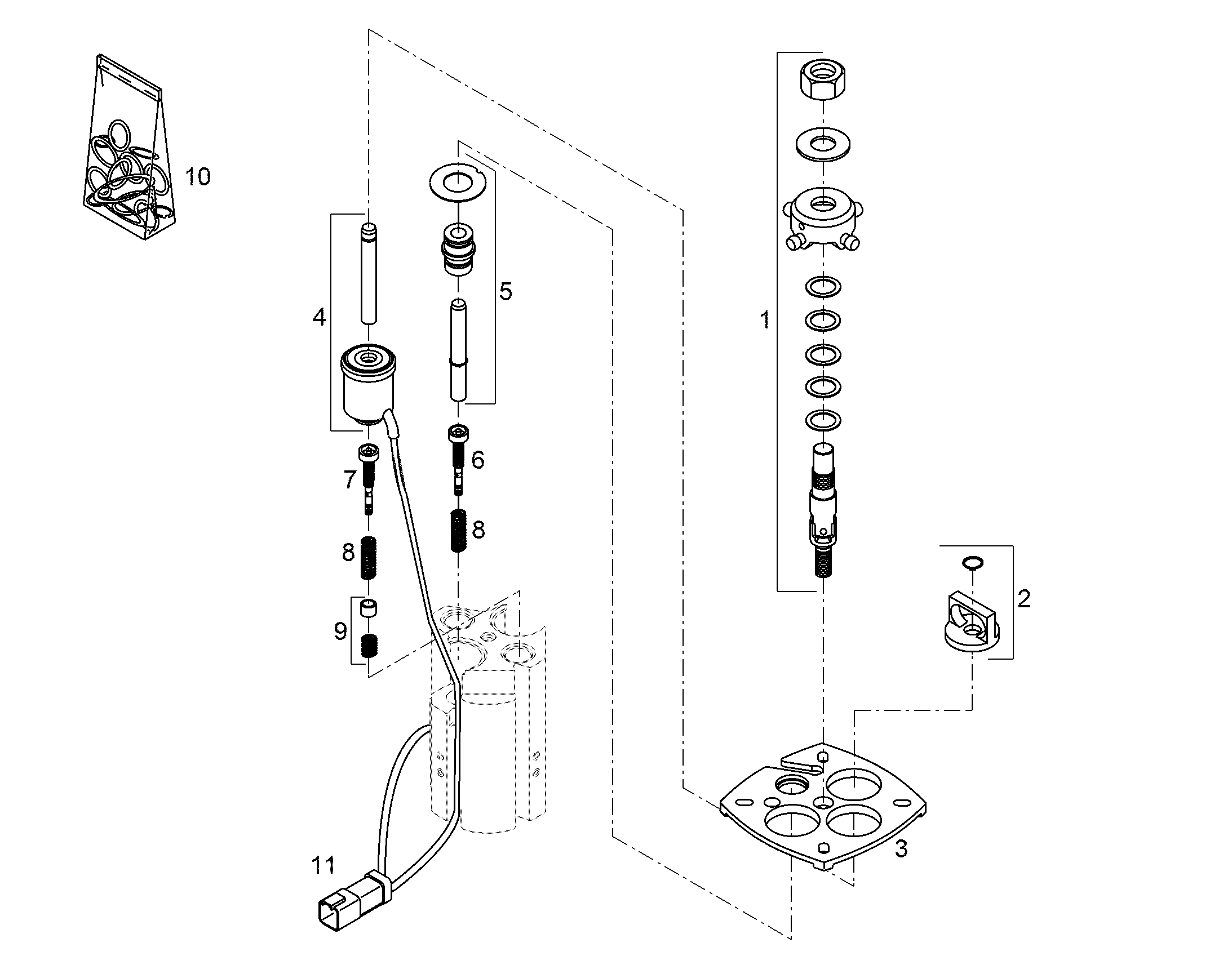 КОМПЛЕКТ УПЛОТНЕНИЙ 11838211 LIEBHERR
