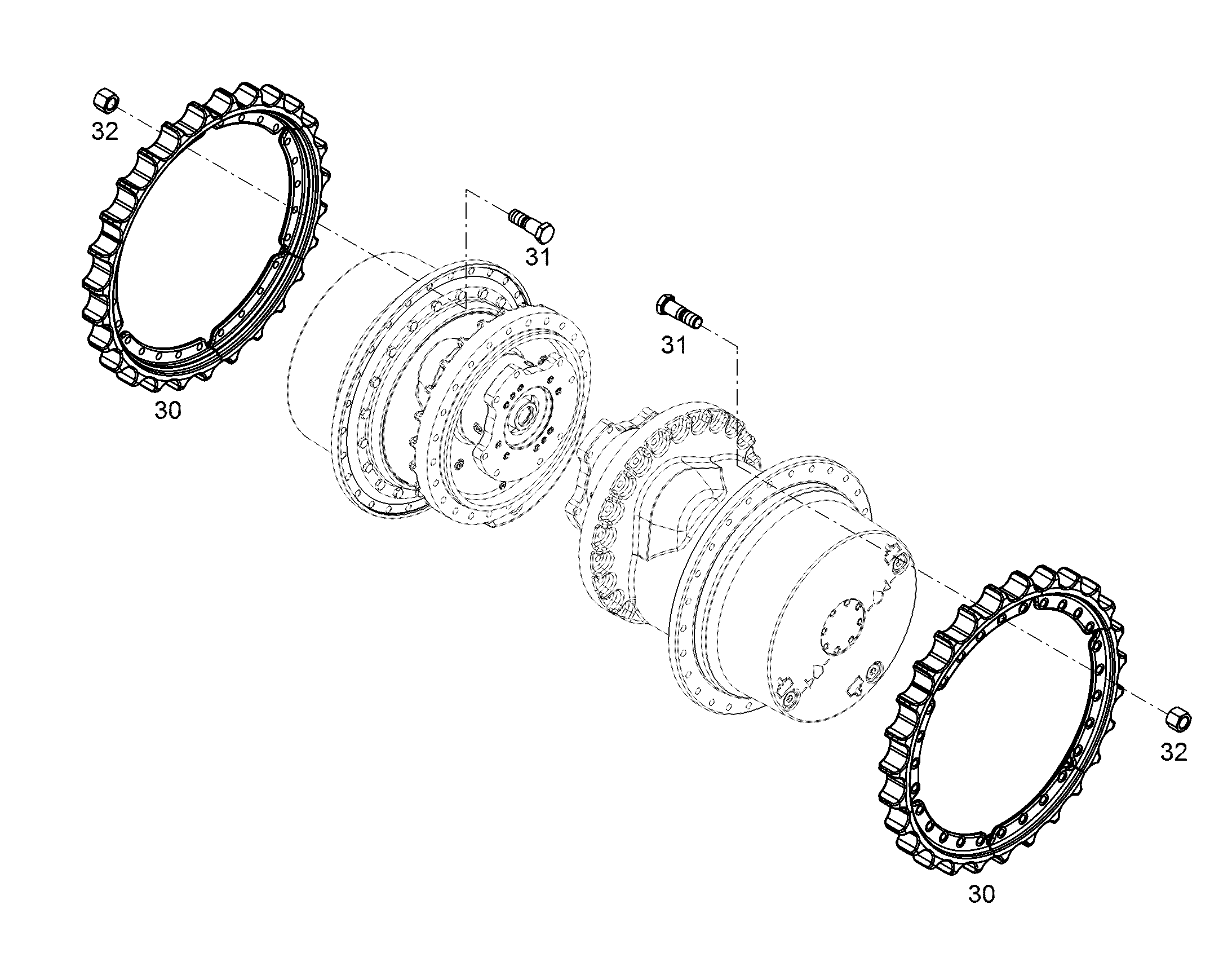 ЗУБЧАТОЕ КОЛЕСО D5H 11003984 LIEBHERR