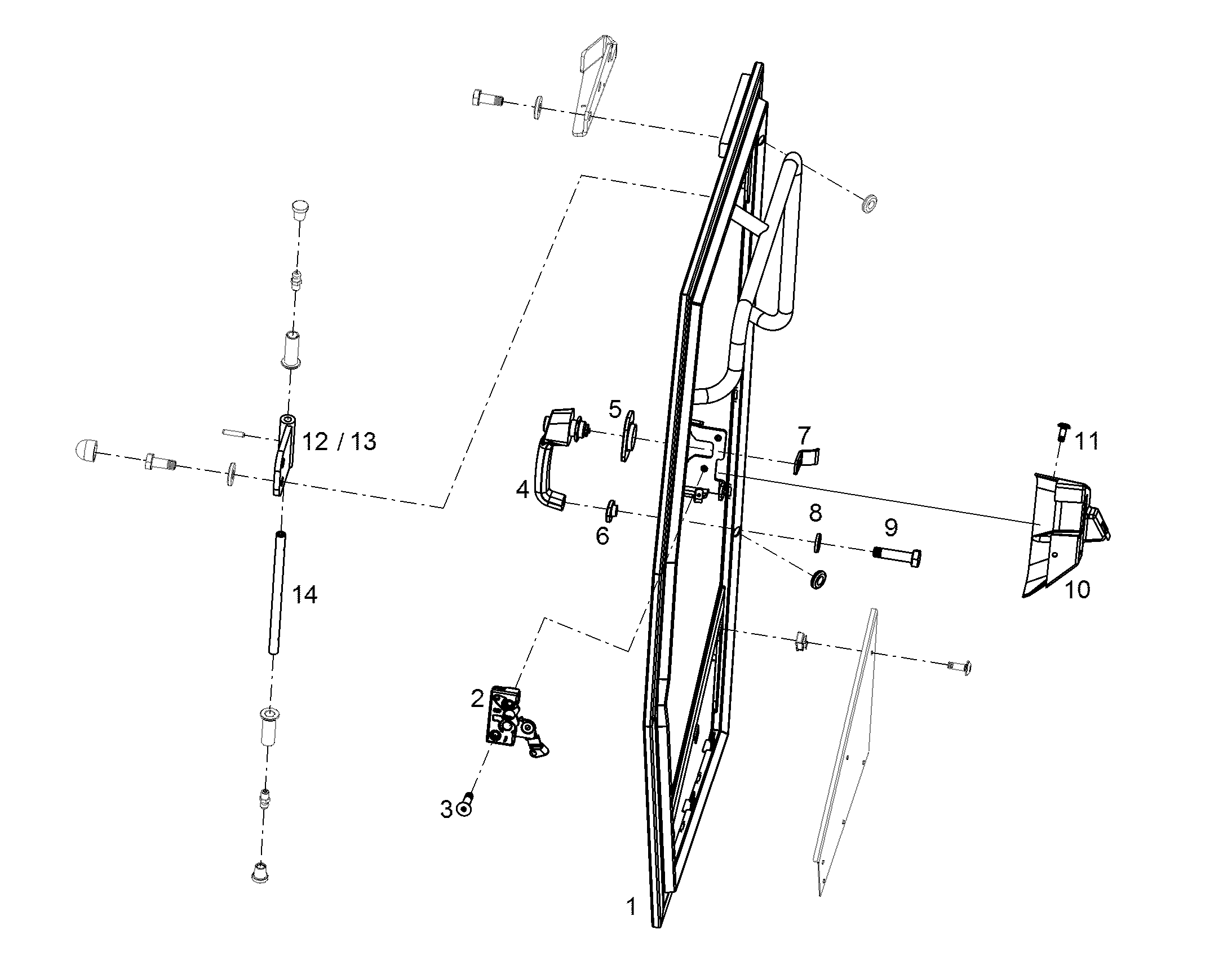 ДВЕРЬ ПРАВАЯ 93504187 LIEBHERR