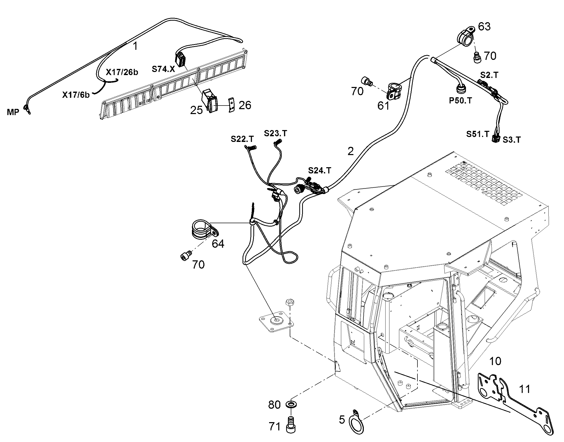 РАЗДЕЛИТЕЛЬНЫЙ ЛИСТ 11426784 LIEBHERR