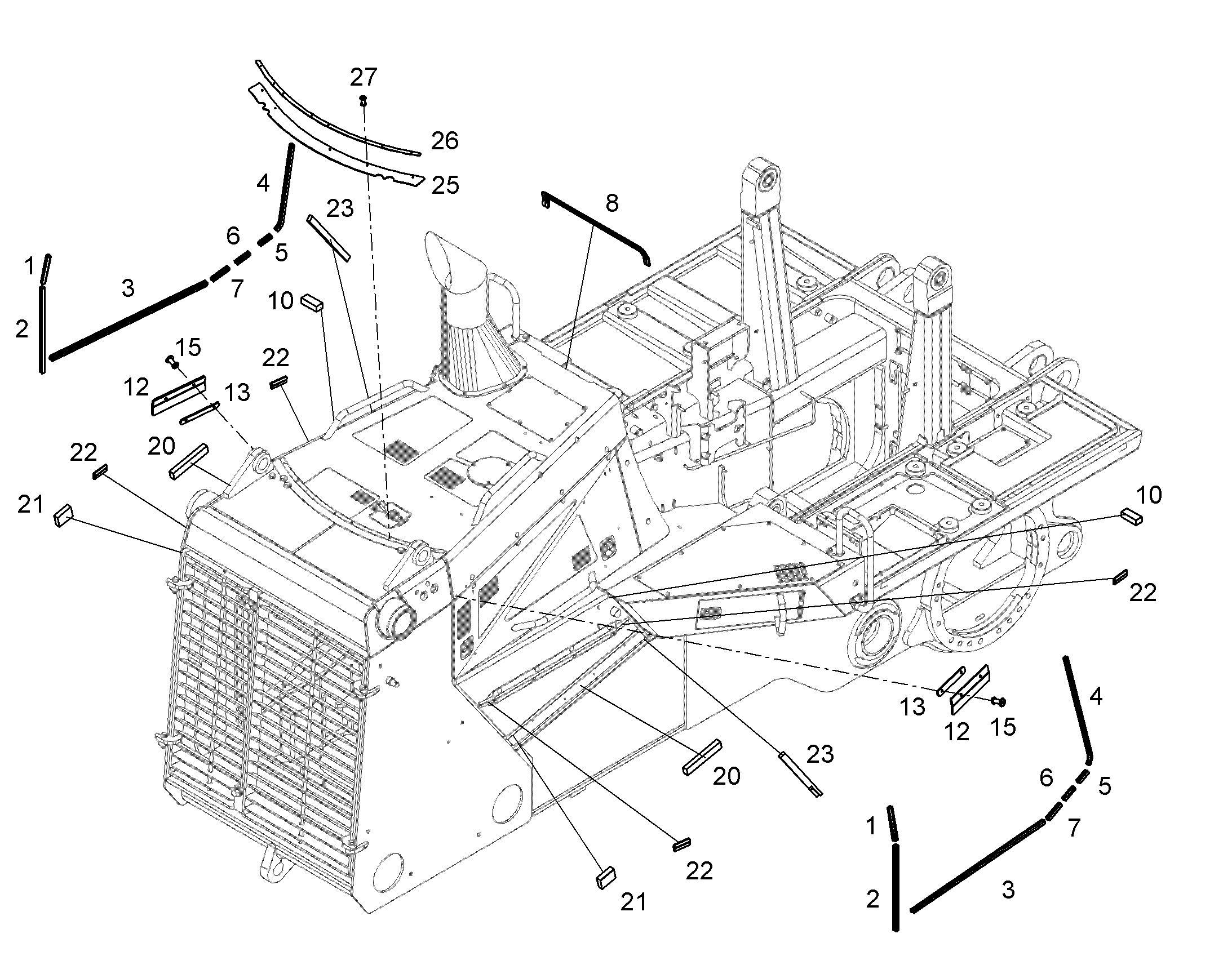 ПЛАНКА 12956097 LIEBHERR