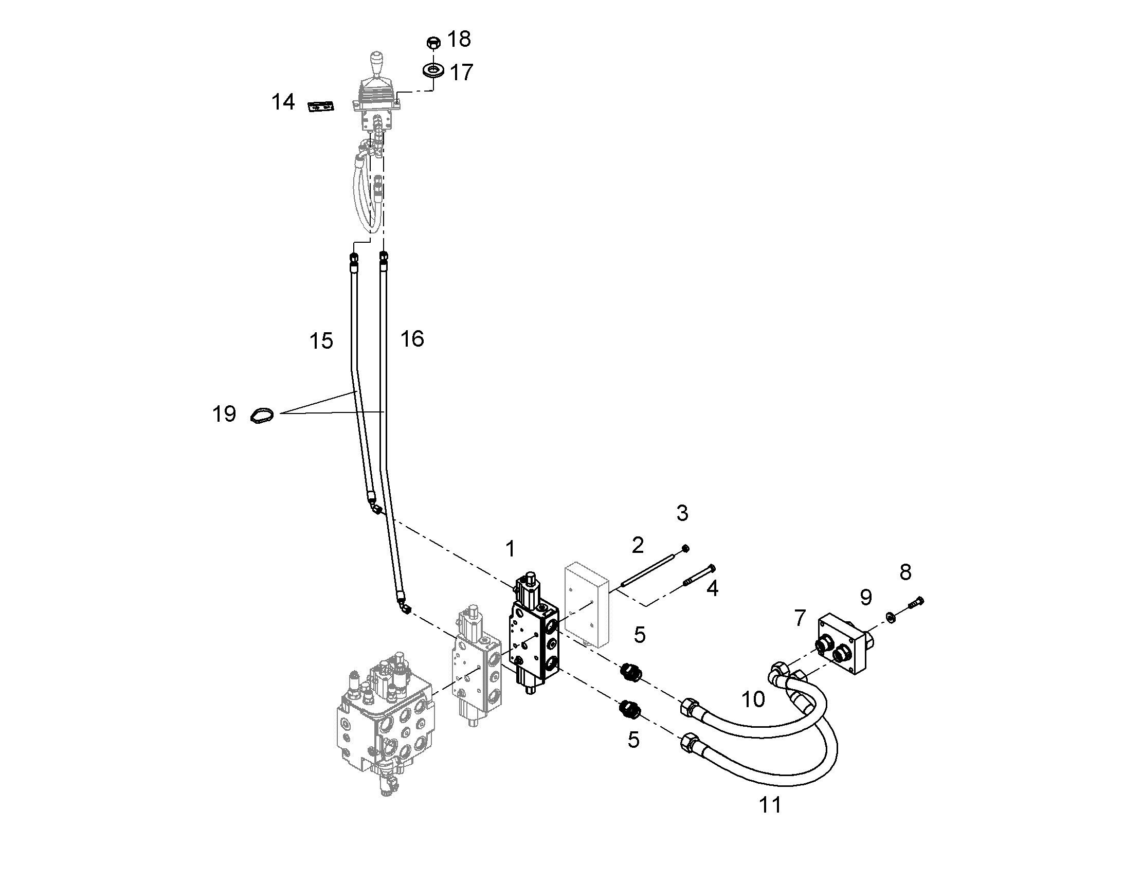 БЛОК В СБОРЕ 10315447 LIEBHERR