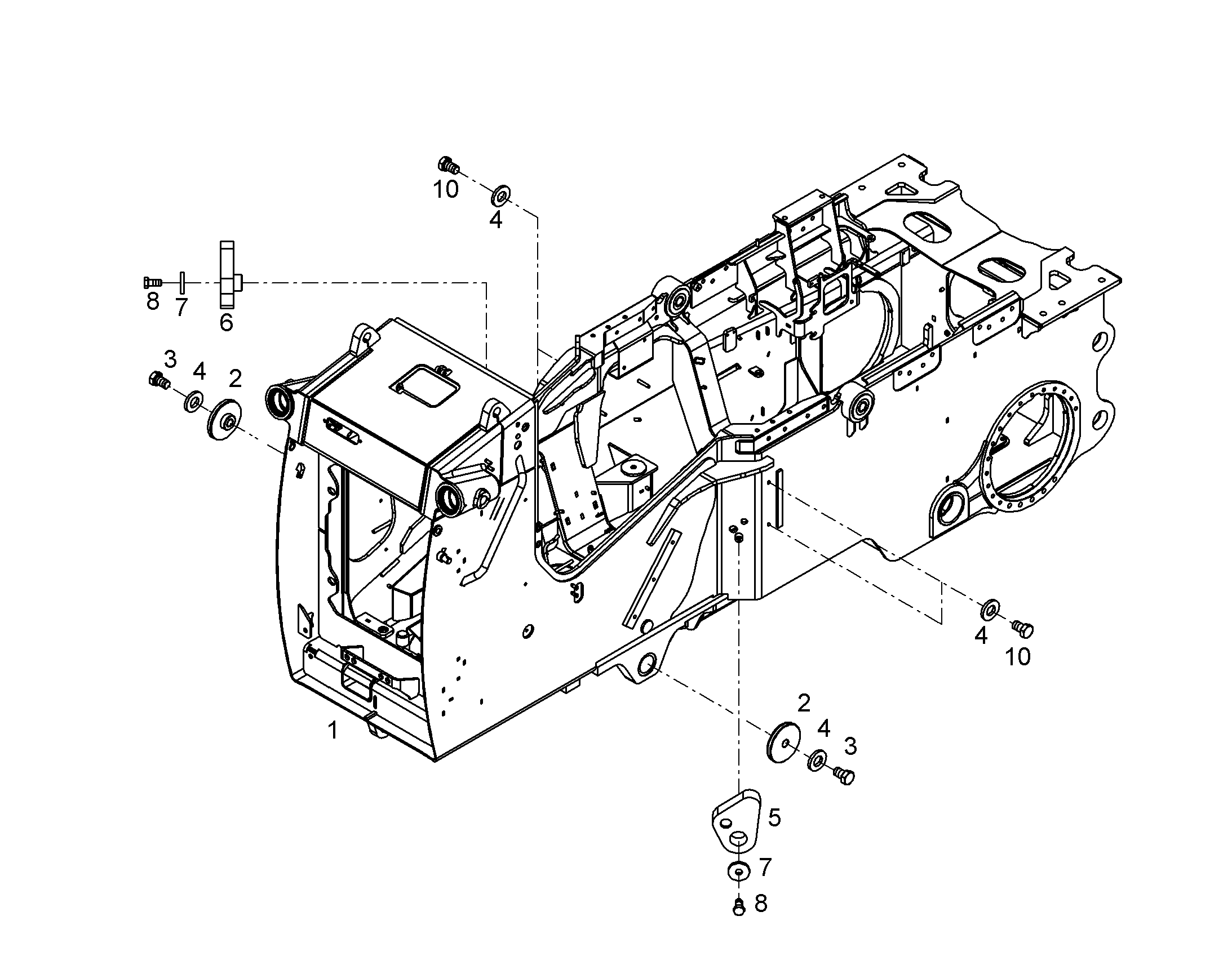 НАКЛАДНАЯ ПЛАСТИНА ПРАВАЯ 10315291 LIEBHERR