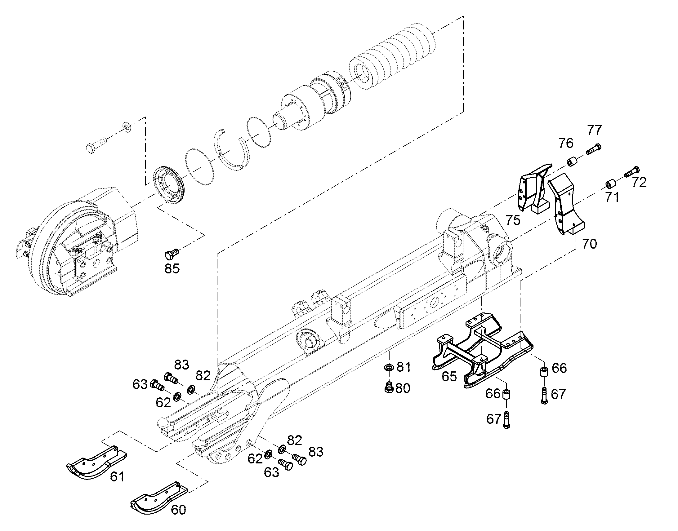 СКРЕБОК НАРУЖНЫЙ ЛЕВЫЙ 10315228 LIEBHERR