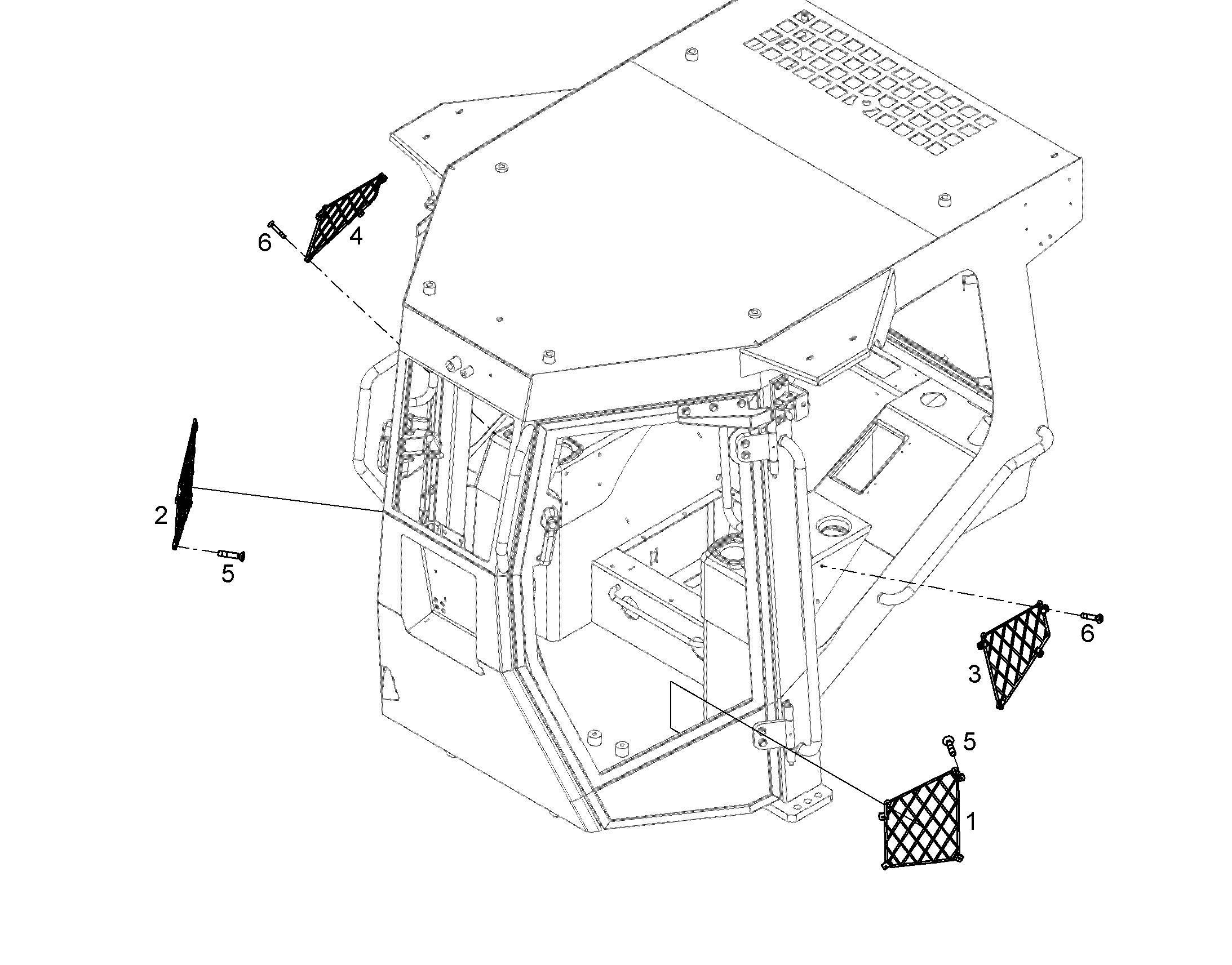 LUGGAGE RACK 11838852 LIEBHERR