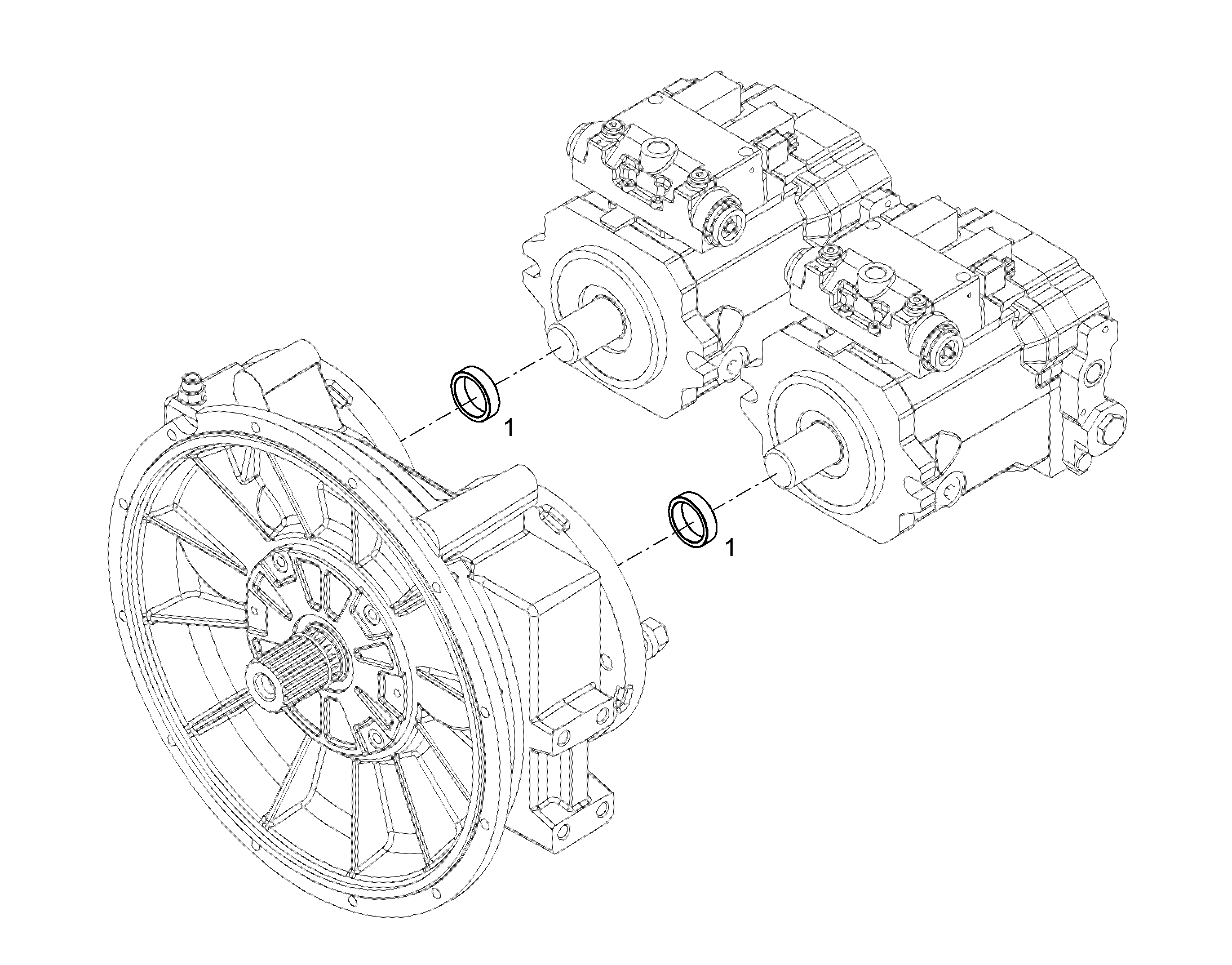 ЗАЩИТНОЕ КОЛЬЦО 44,1X55X14,1 12542136 LIEBHERR