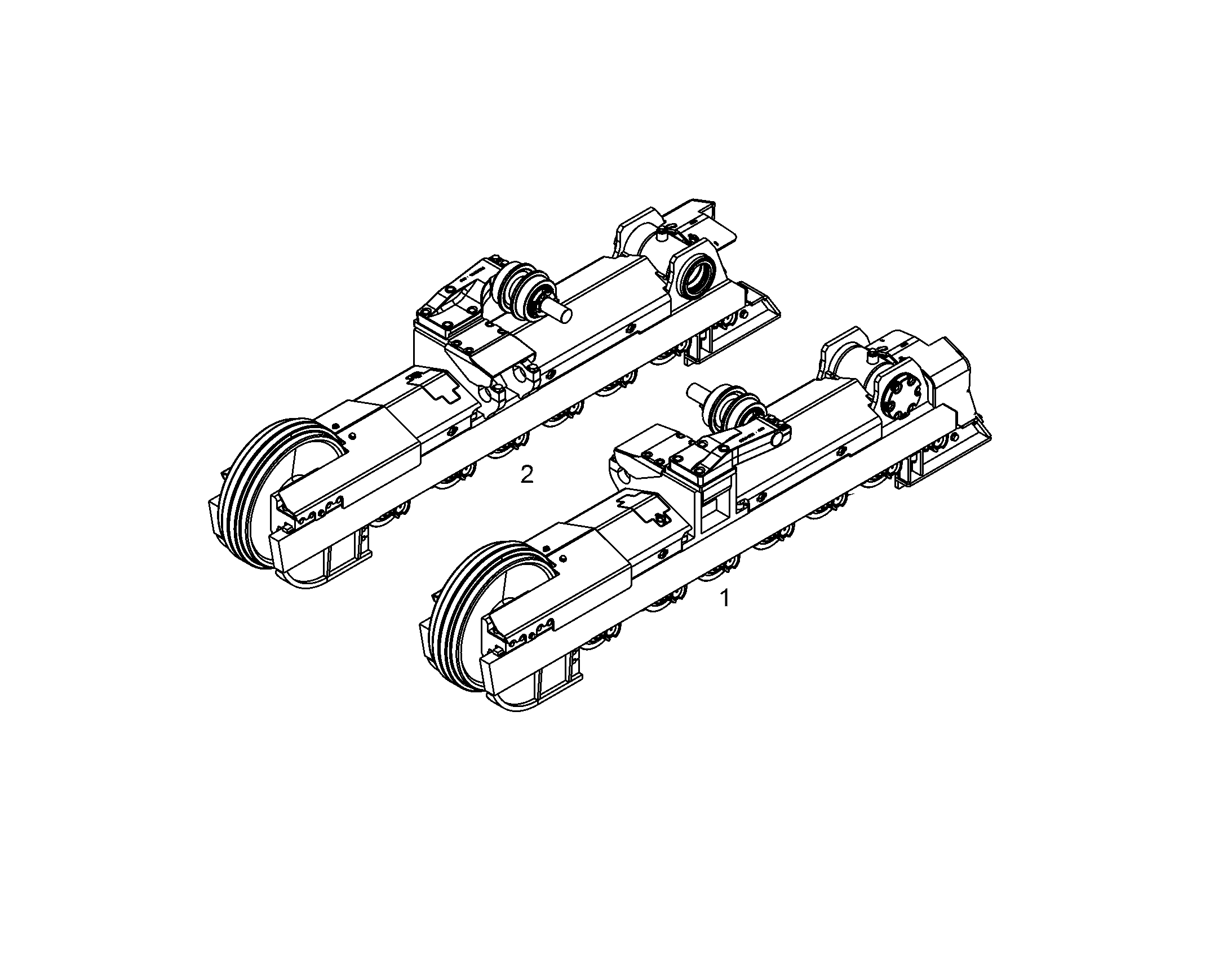 ТЕЛЕЖКА ГУСЕНИЧН. ЛЕВ.В СБОРЕ INFOR-LN-STRUKTUR 93504145 LIEBHERR