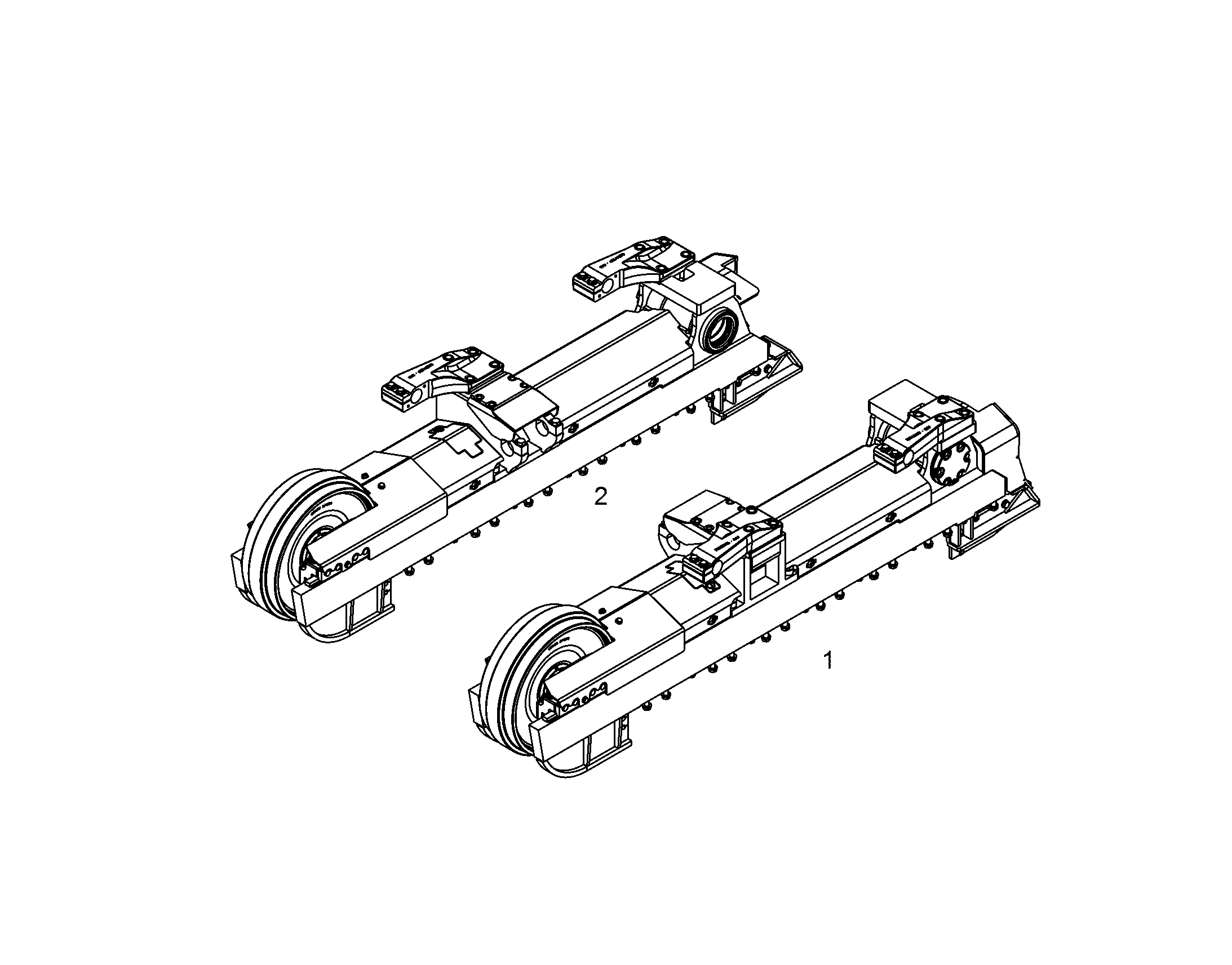 ТЕЛЕЖКА ГУСЕНИЧН. ЛЕВ.В СБОРЕ INFOR-LN-STRUKTUR 93505956 LIEBHERR