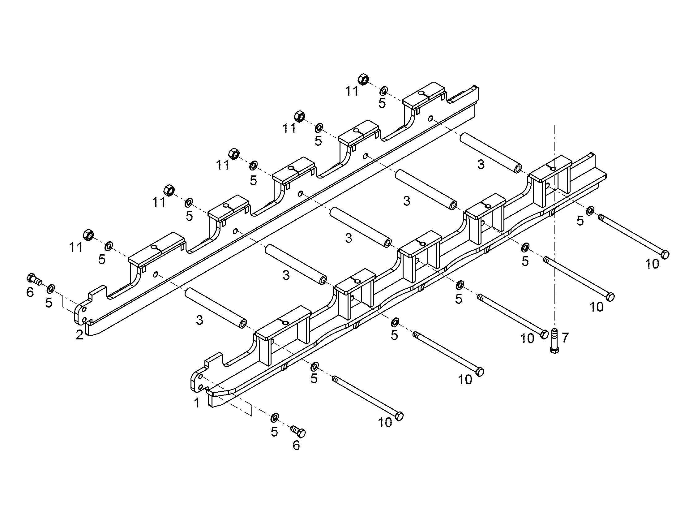 ЗАЩИТА ГУСЕНИЦЫ, ЛЕВАЯ 11420270 LIEBHERR