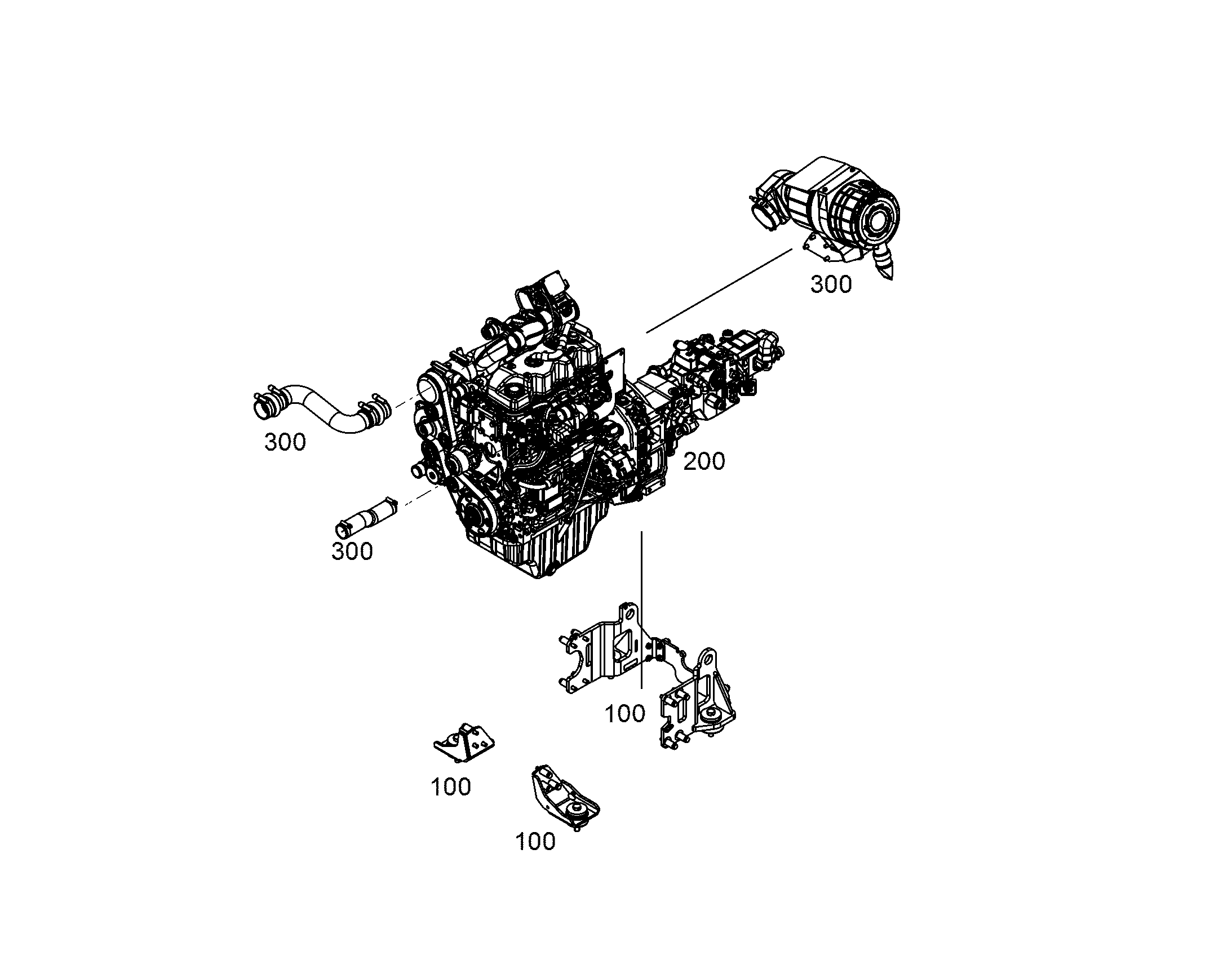 ОПОРЫ ДВИГАТЕЛЯ INFOR-LN-STRUKTUR 93508418 LIEBHERR