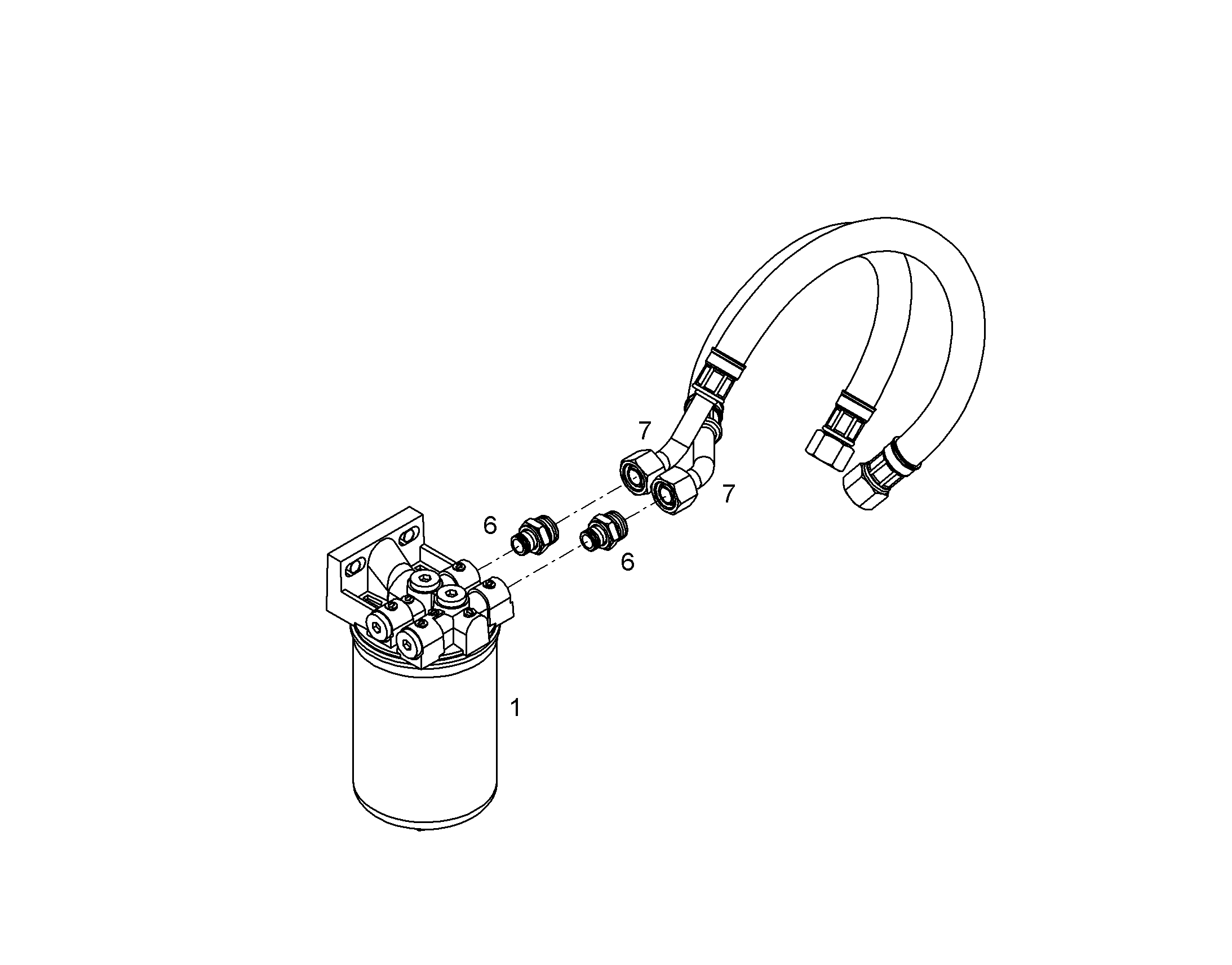 ШЛАНГ ТОПЛИВНЫЙ 12X550 11342472 LIEBHERR