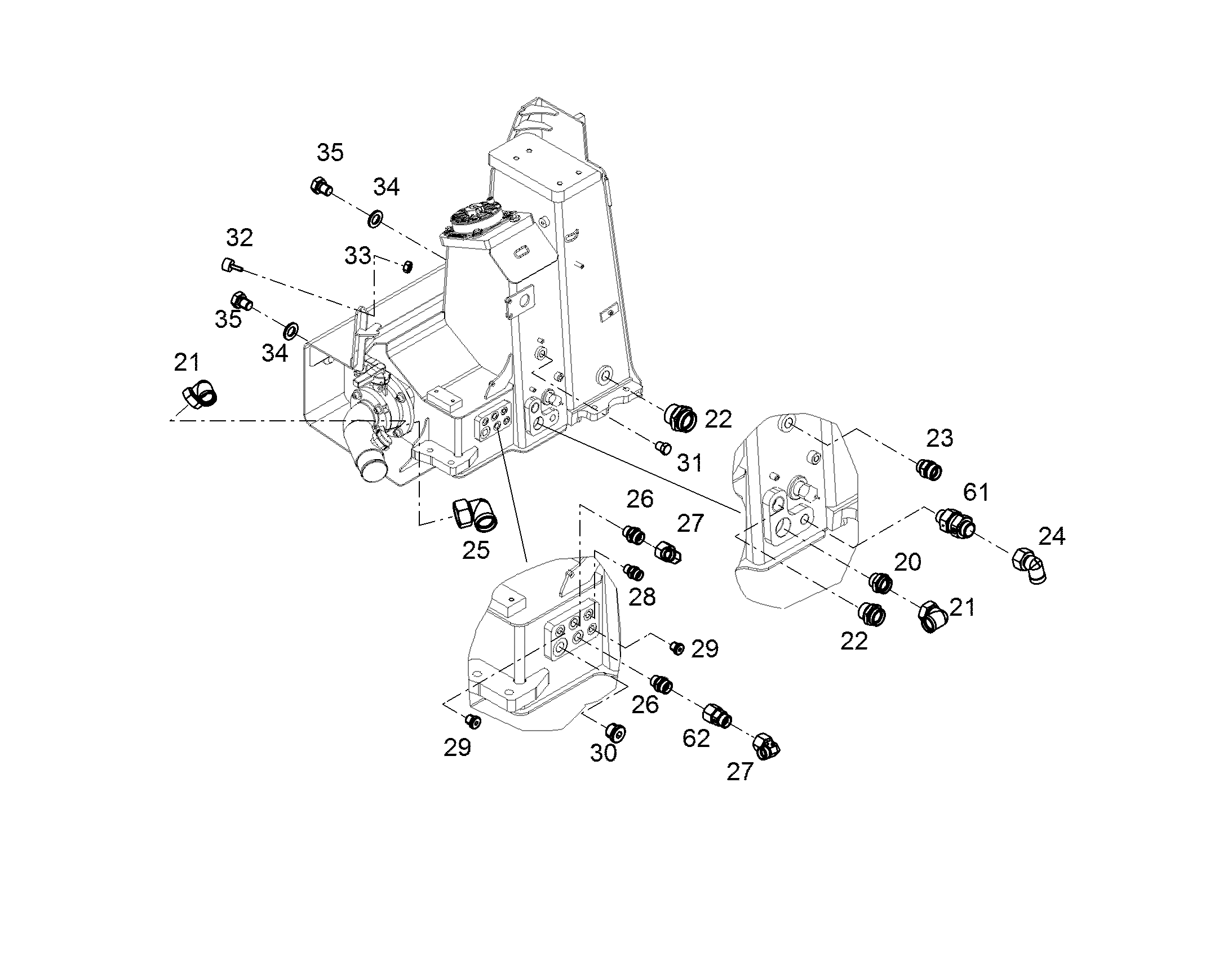 ПРОСТАВКА DA 15L M22X1,5 11646134 LIEBHERR